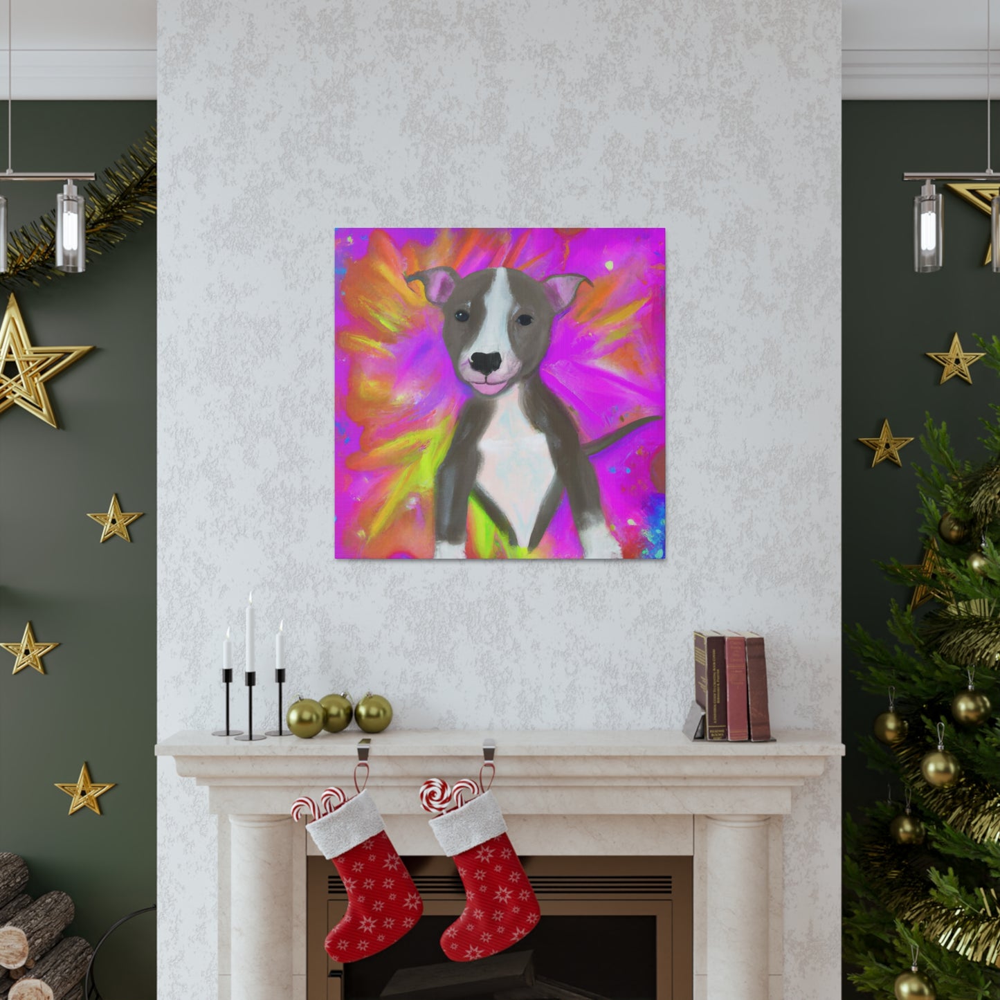 Artemisaristea Royaltea - Pitbull Puppy - Canvas