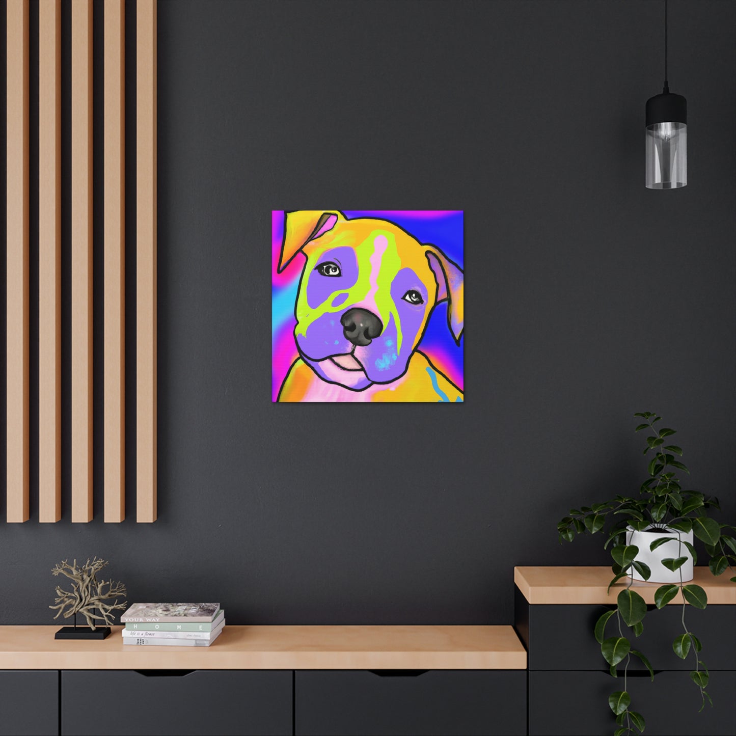 Rembrandt de Couronne - Pitbull Puppy - Canvas