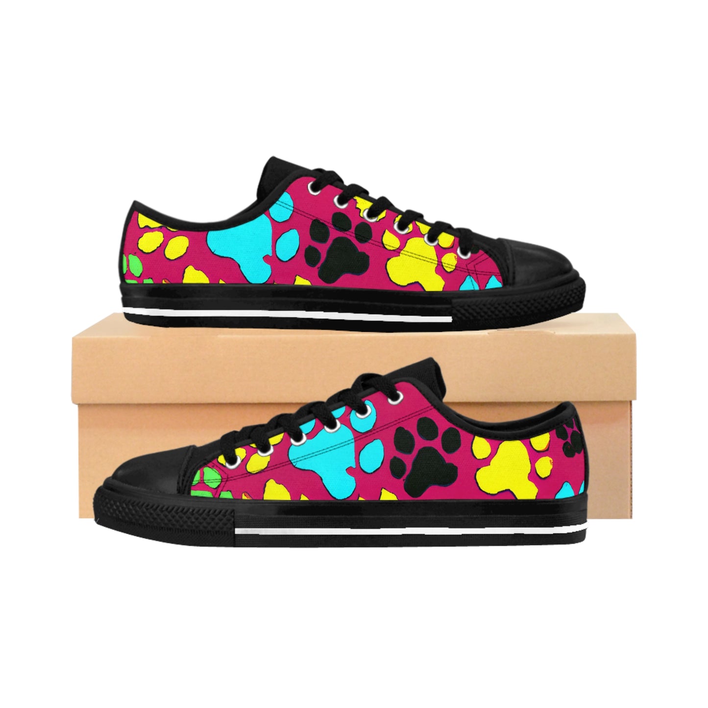 Flambert Chaussures - Paw Print - Low-Top