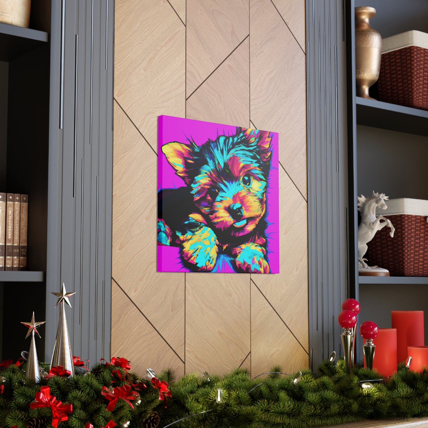 Kingston Noblephus - Yorkie Puppy - Canvas