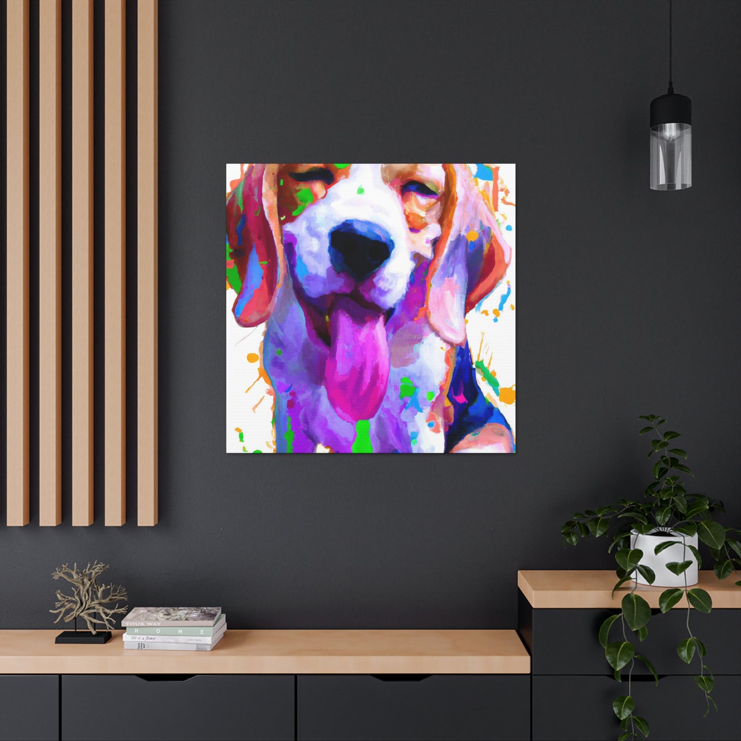 Royal Queenston de LaFayette - Beagle Puppy - Canvas