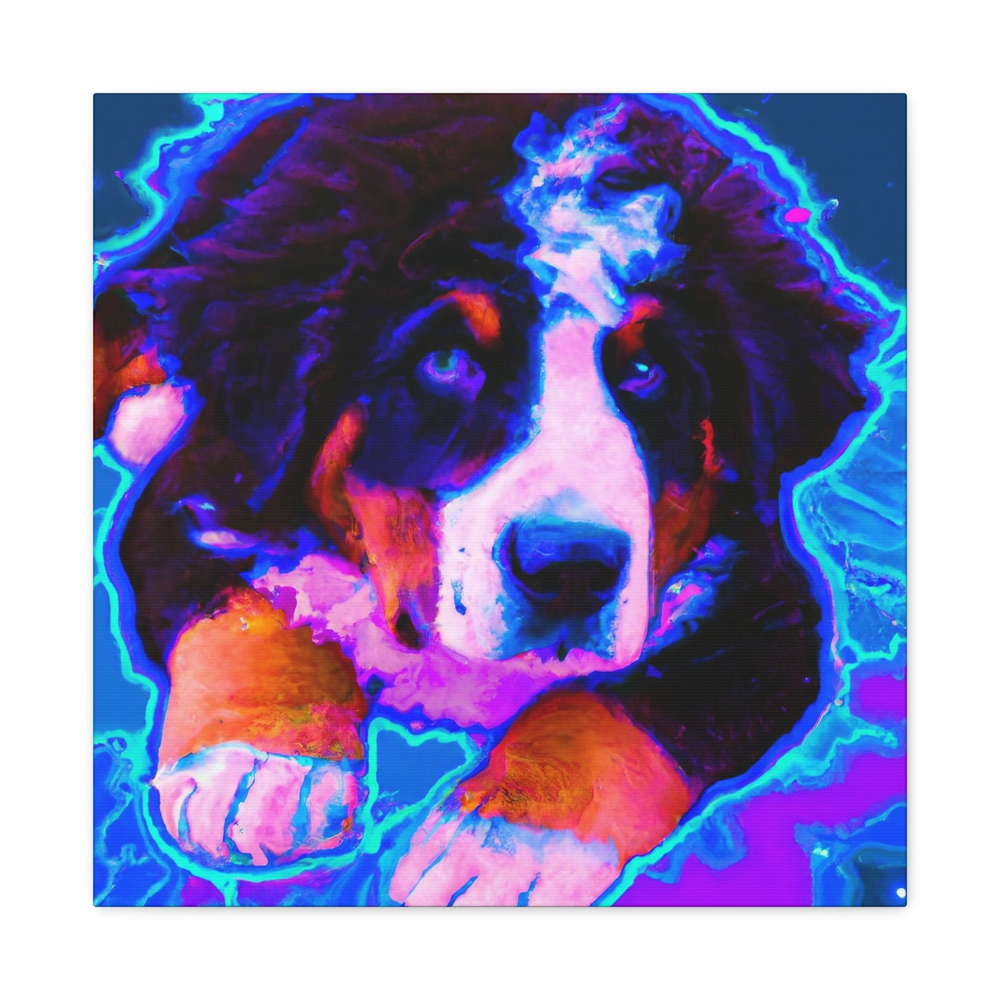 Countess Adelina von Stauffenberg - Bernese Mountain Dog - Canvas