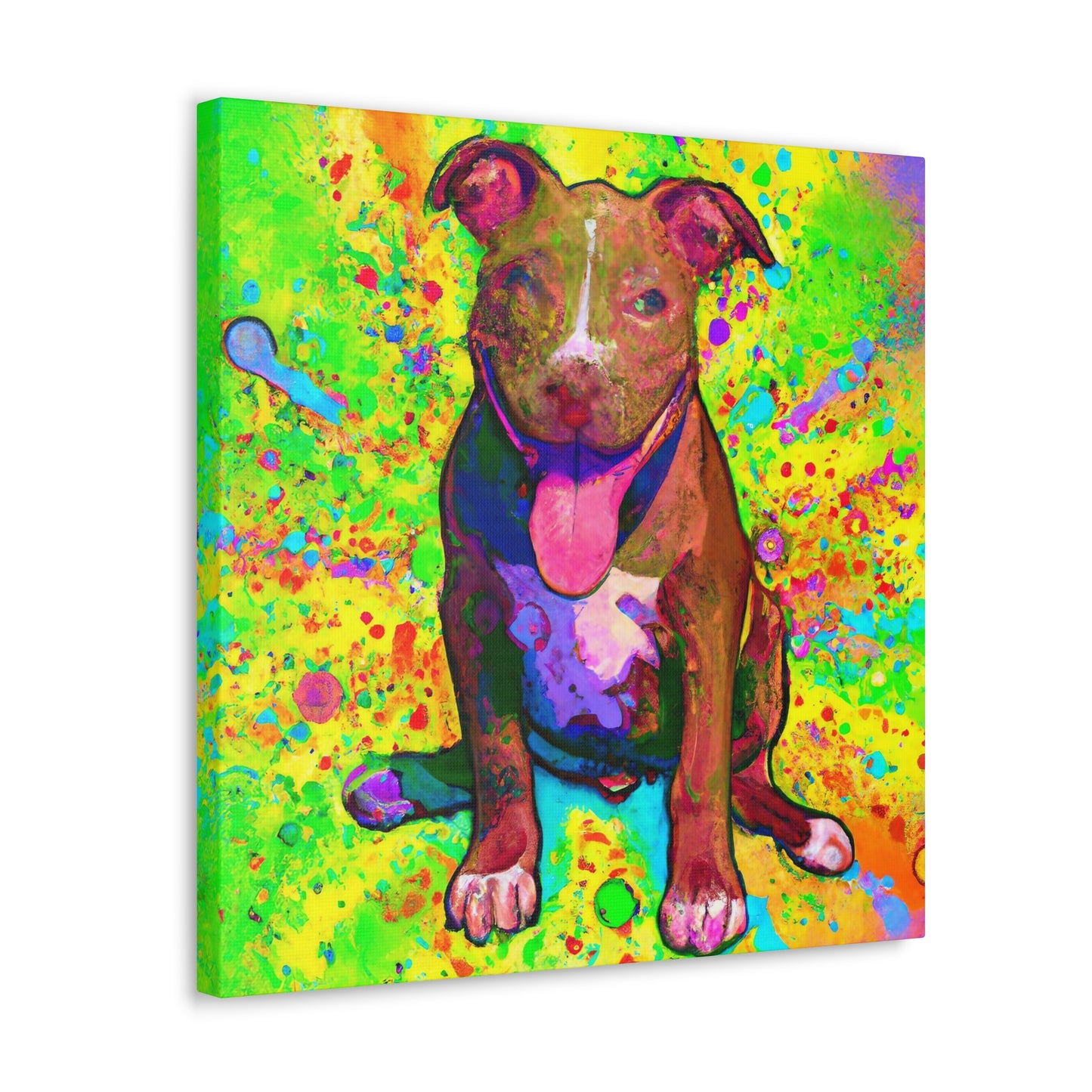 Princess Artemisa of Albion - Pitbull Puppy - Canvas