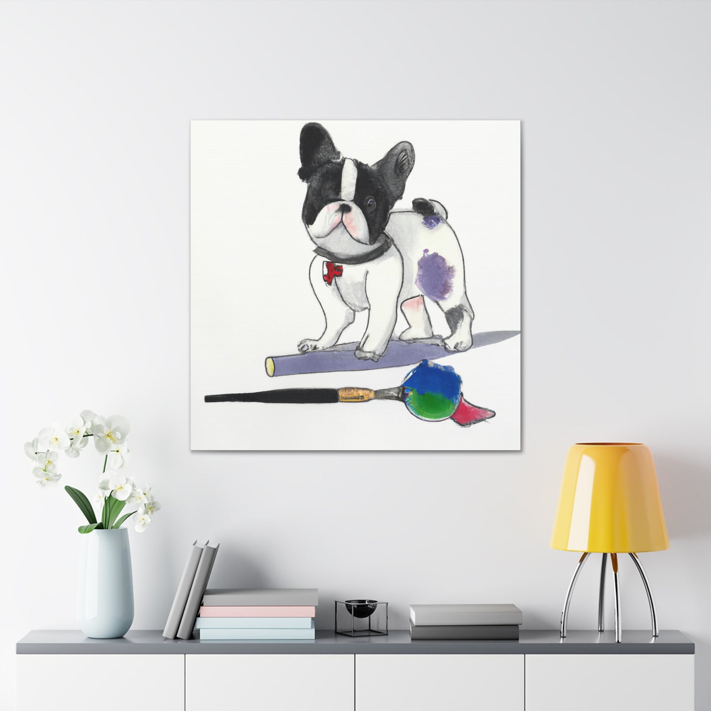 Marquis Philomena de La Sierga (French Bulldog) - Canvas