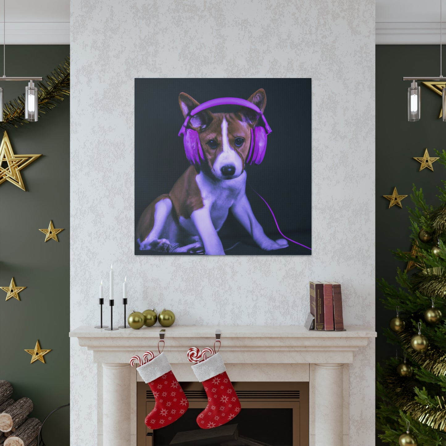 Shuenlana Mahkdoon - Basenji - Canvas