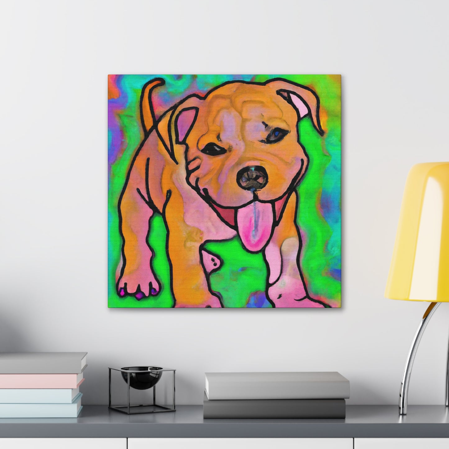 Aristonte Royaltye - Pitbull Puppy - Canvas