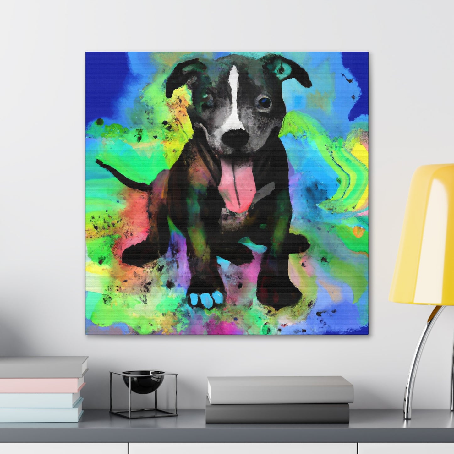 Isamon Emperius - Pitbull Puppy - Canvas