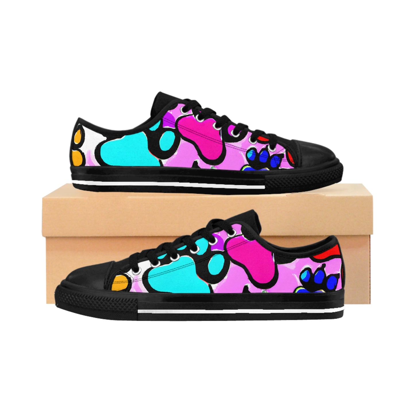 Chantelle Séguin - Paw Print - Low-Top