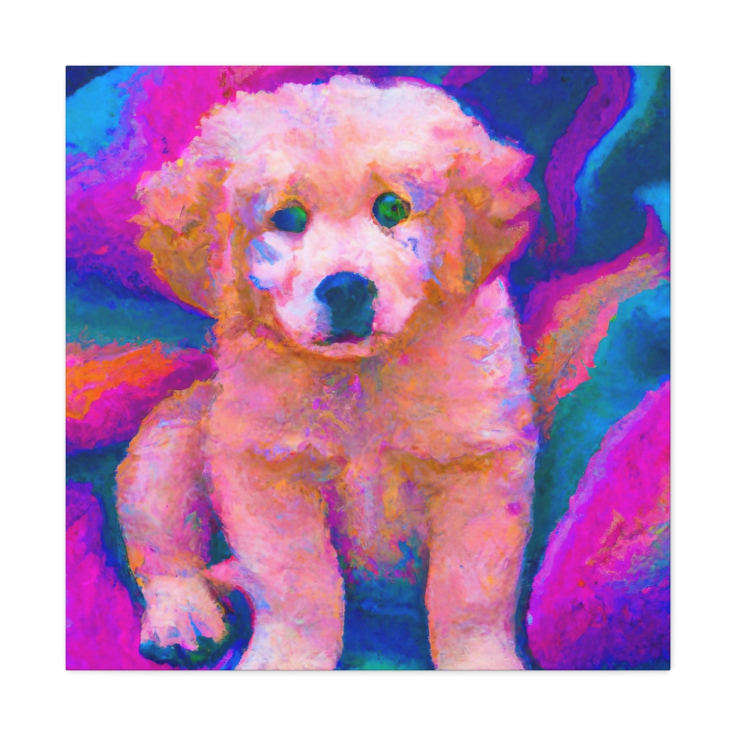 Lord Ranulf Avartyr - Golden Retriever Puppy - Canvas