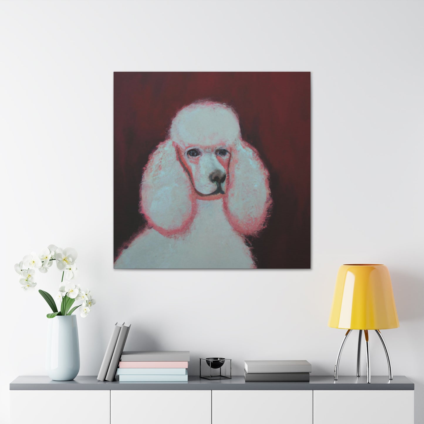 Lady Fedia of Rouen. - Poodle - Canvas