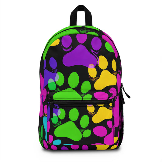 Laurent Organique - Paw Print - Backpack
