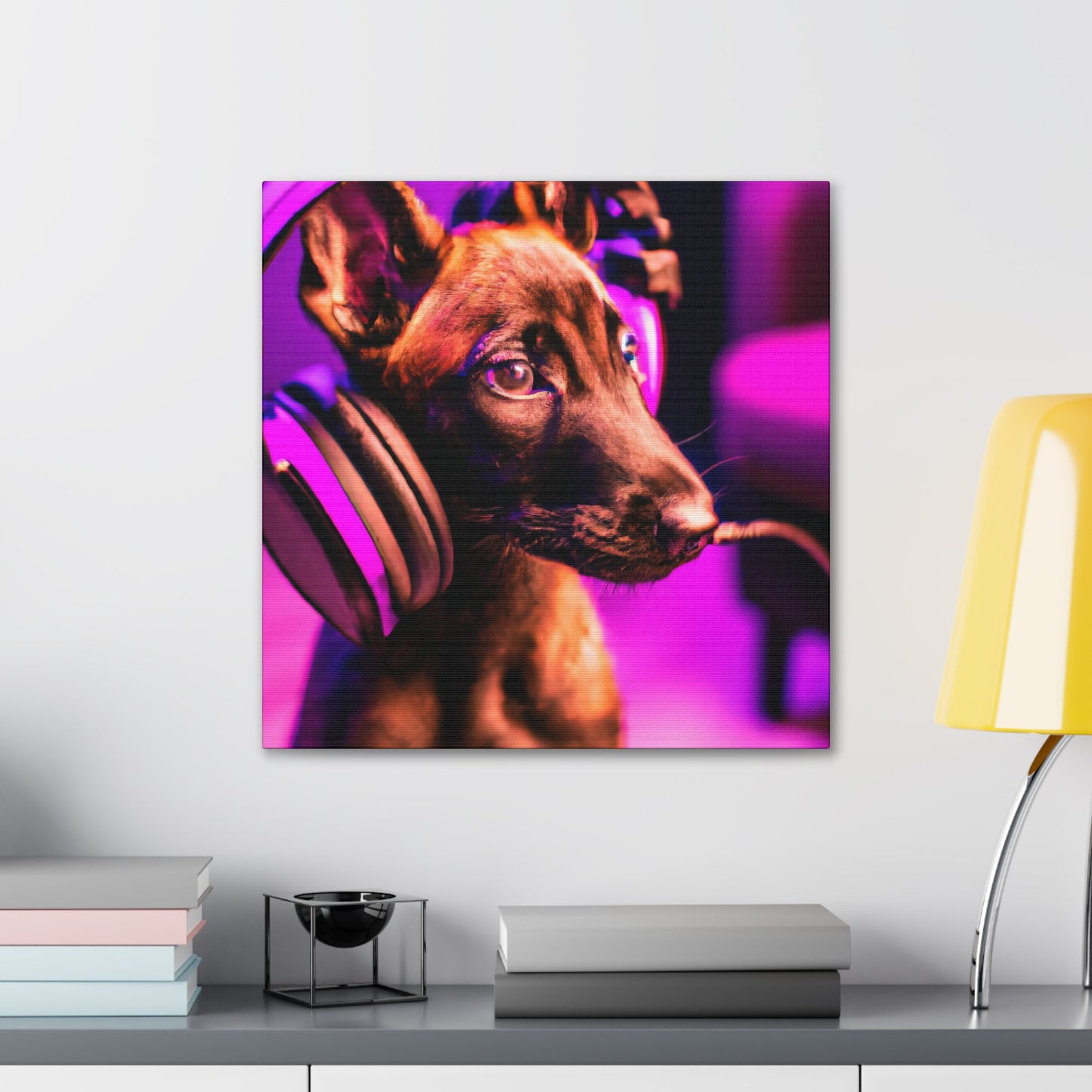 Count Henrietta de Ligne - Belgian Malinois - Canvas