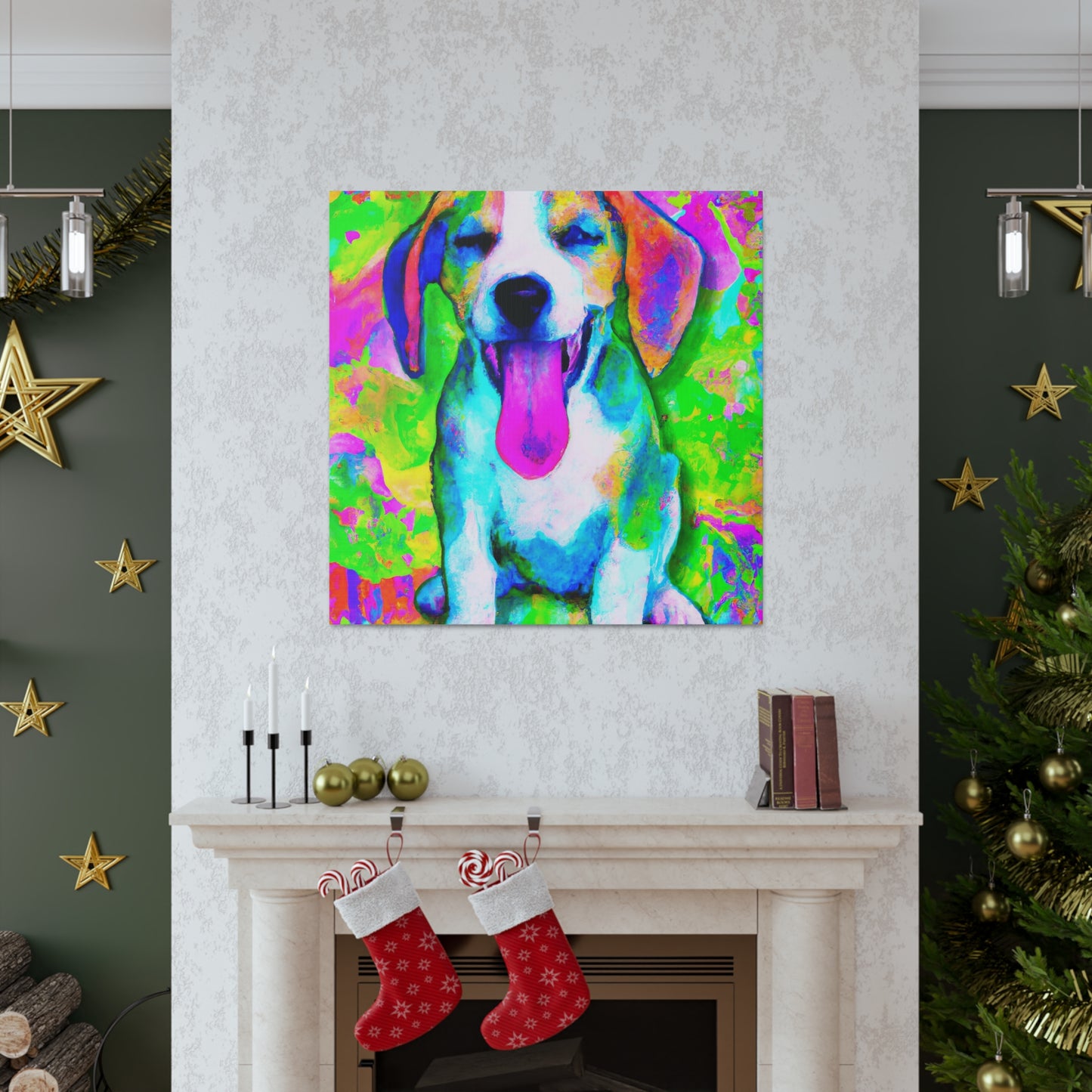 Eldrid de'Medici - Beagle Puppy - Canvas