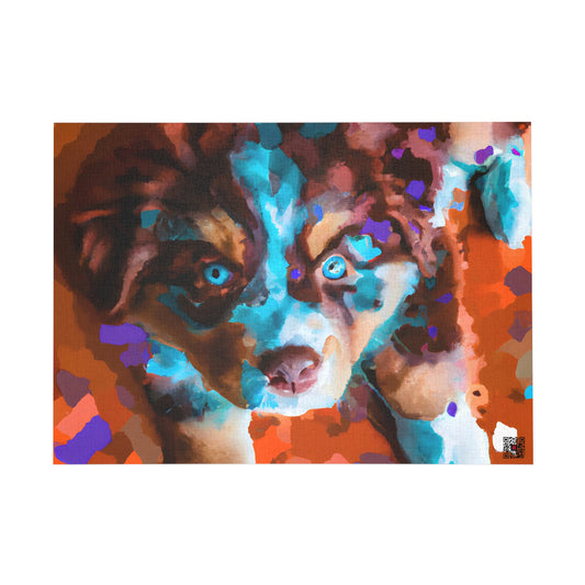 Henri Astucious - Australian Shepherd Puppy - Puzzle