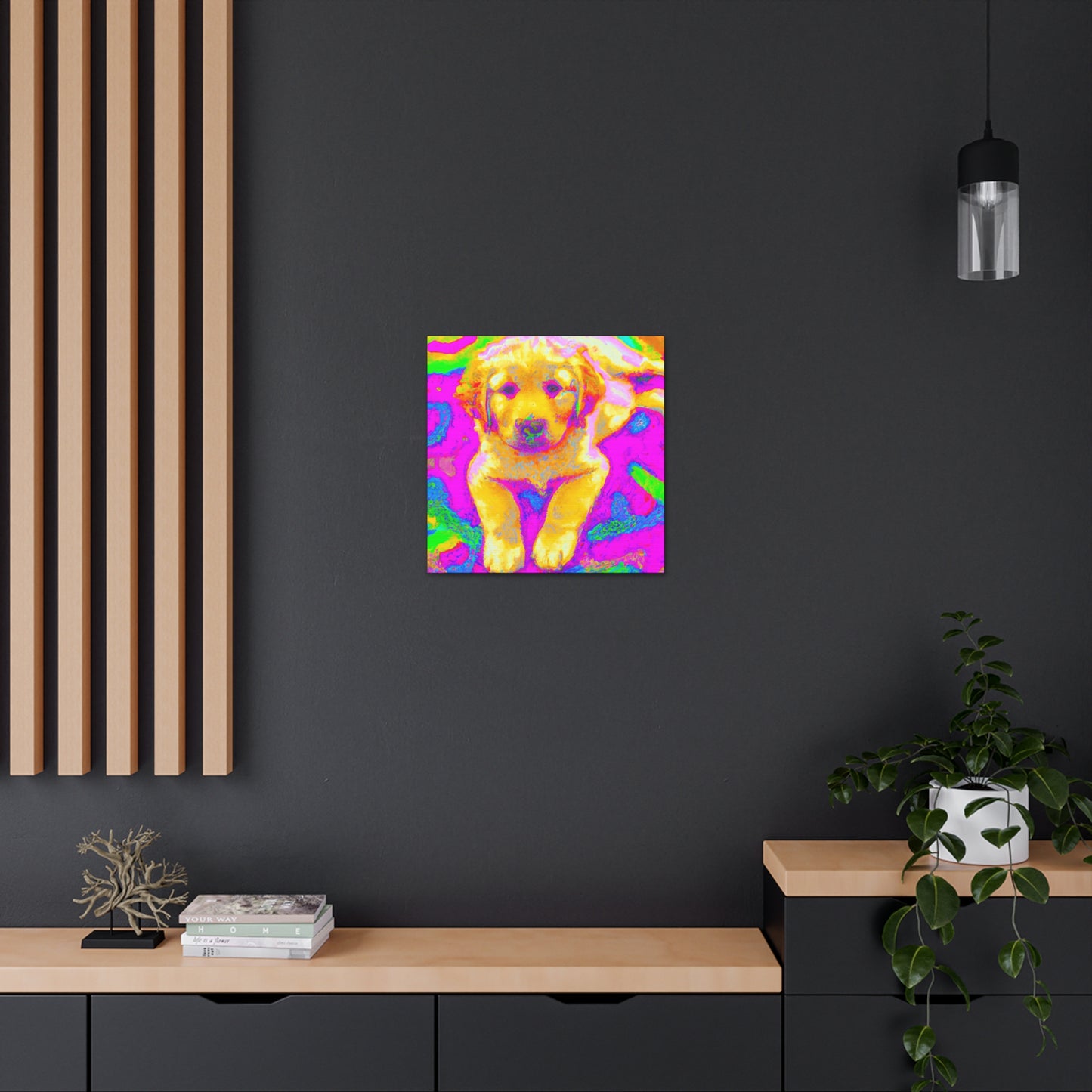 Kingston de la Vexis - Golden Retriever Puppy - Canvas