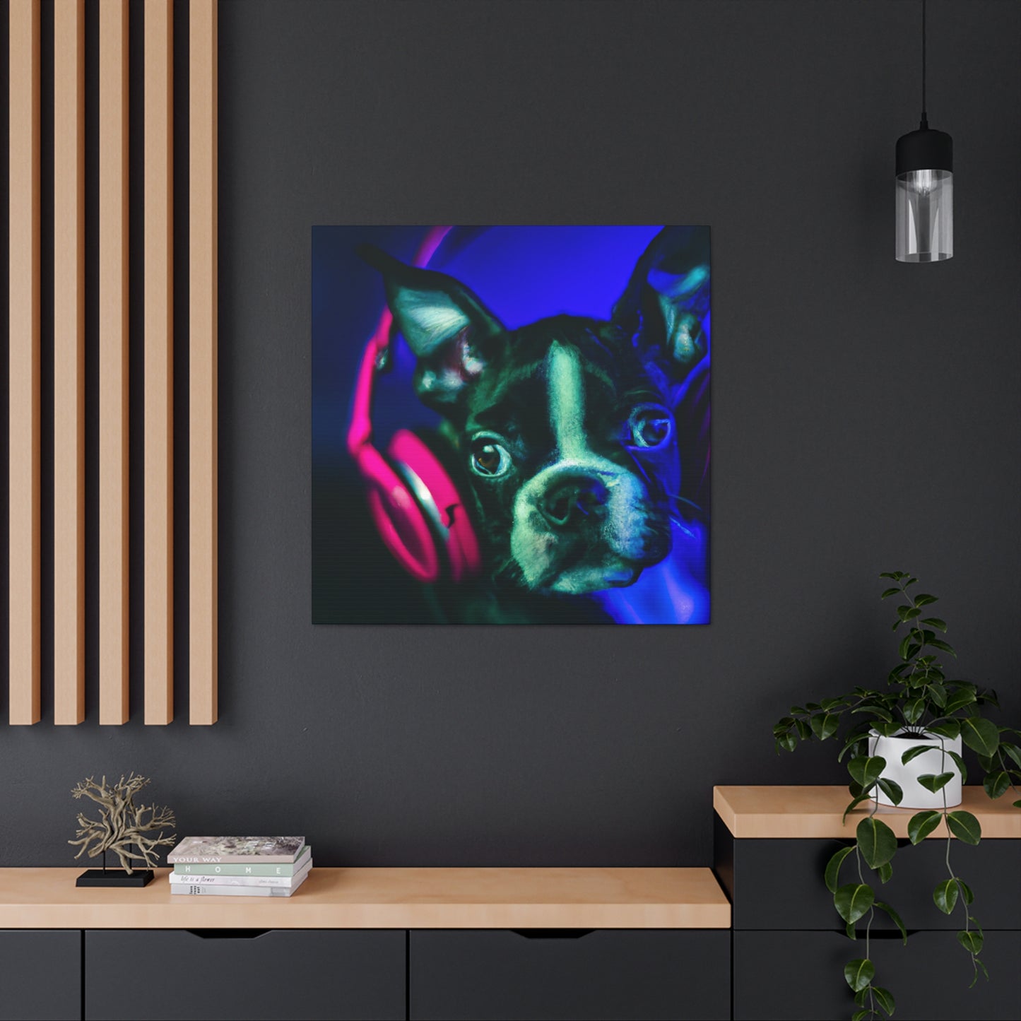 Countess Lorelai Augusta of Boston - Boston Terrier - Canvas