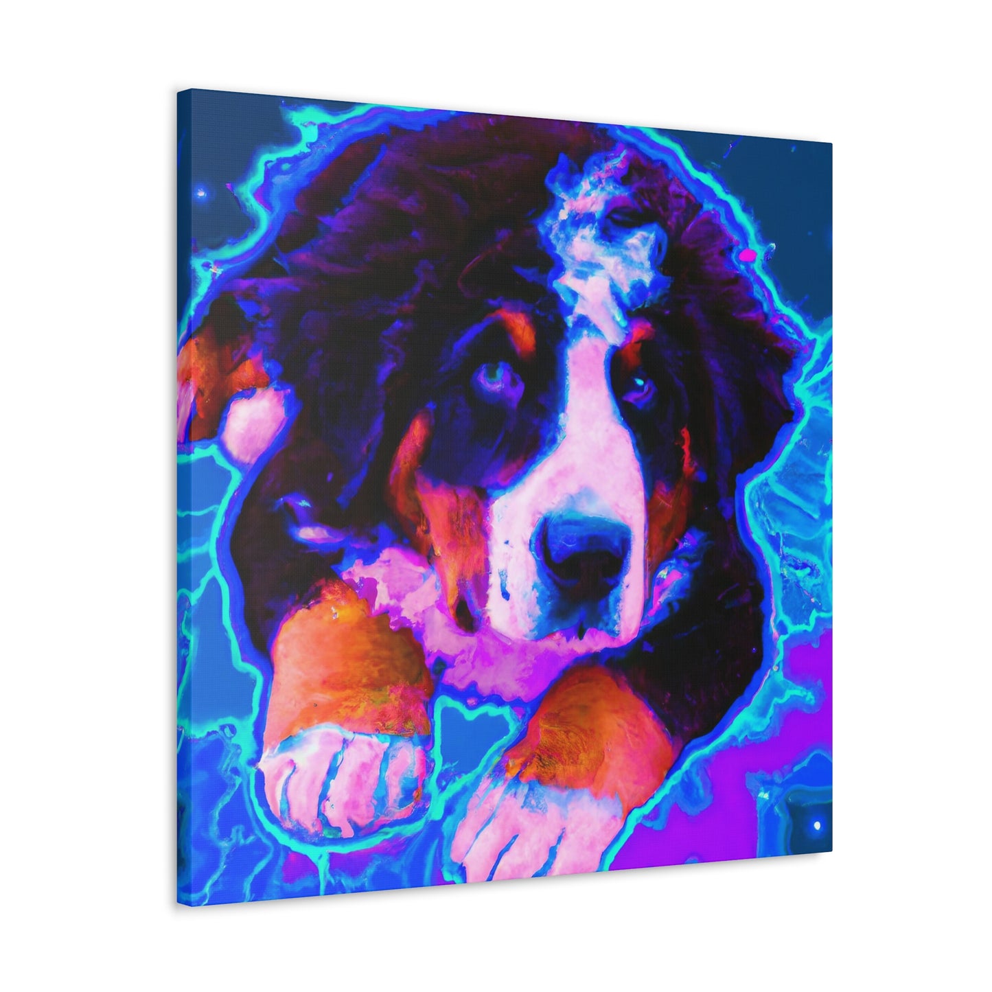 Countess Adelina von Stauffenberg - Bernese Mountain Dog - Canvas