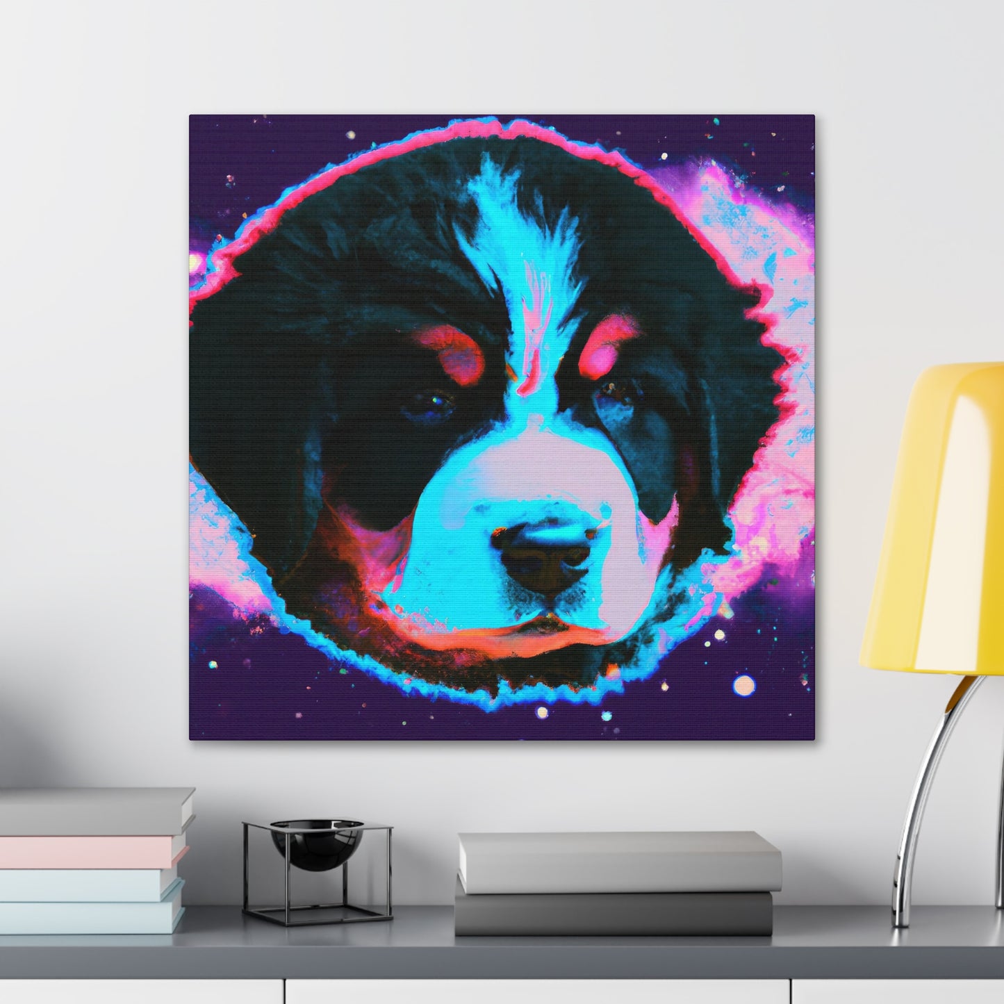 Crowned Princess Sofia of Zurich. - Bernese Mountain Dog - Canvas