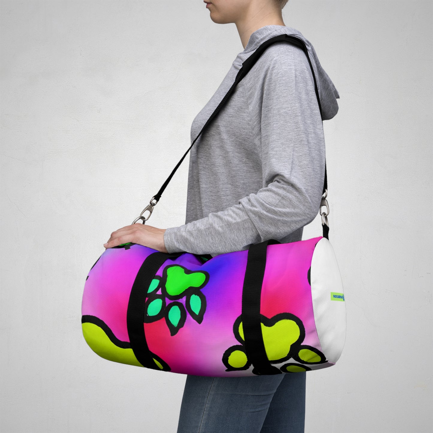 Jacquelynne LaMode - Paw Print - Duffel Bag