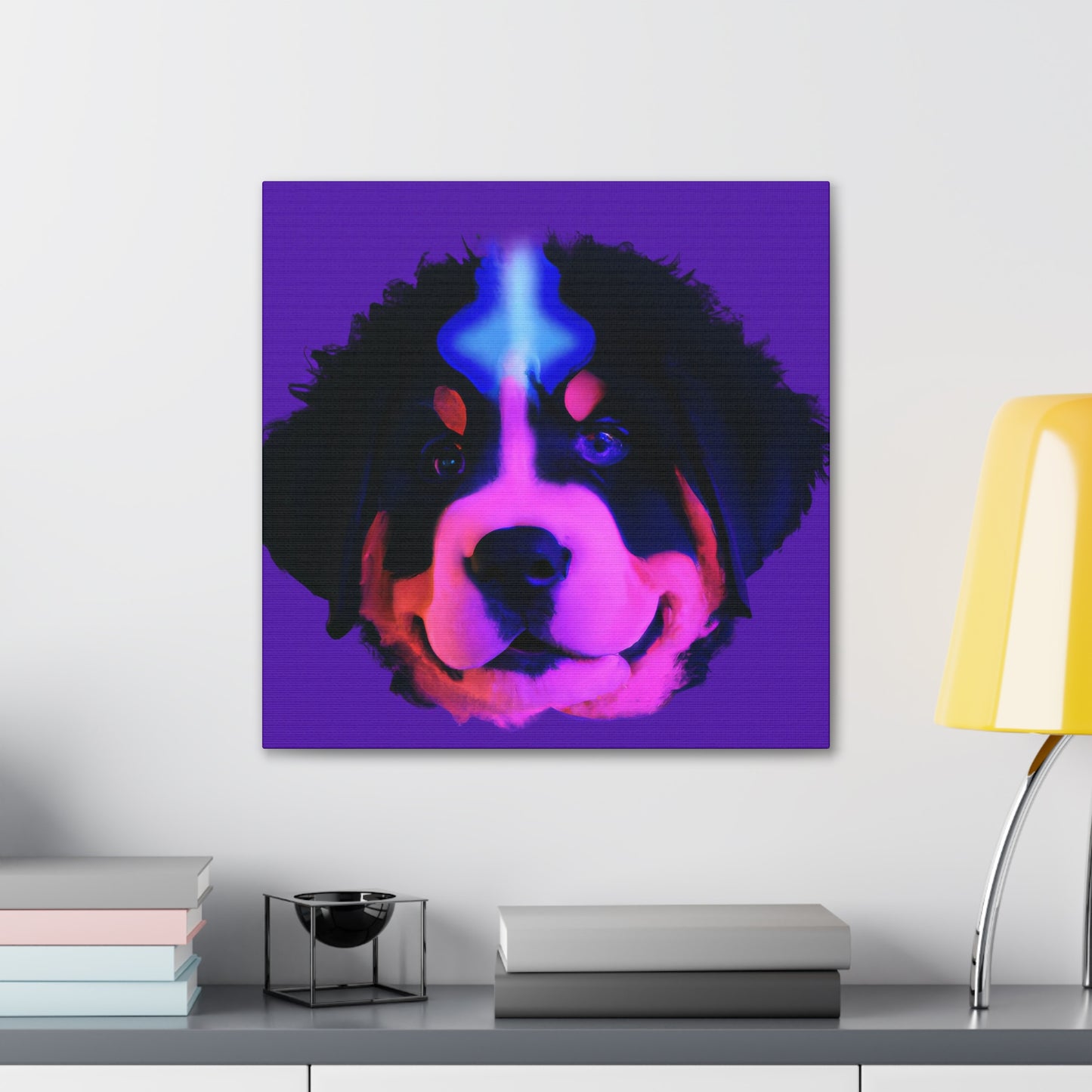 Countess Astrid von Basel - Bernese Mountain Dog - Canvas