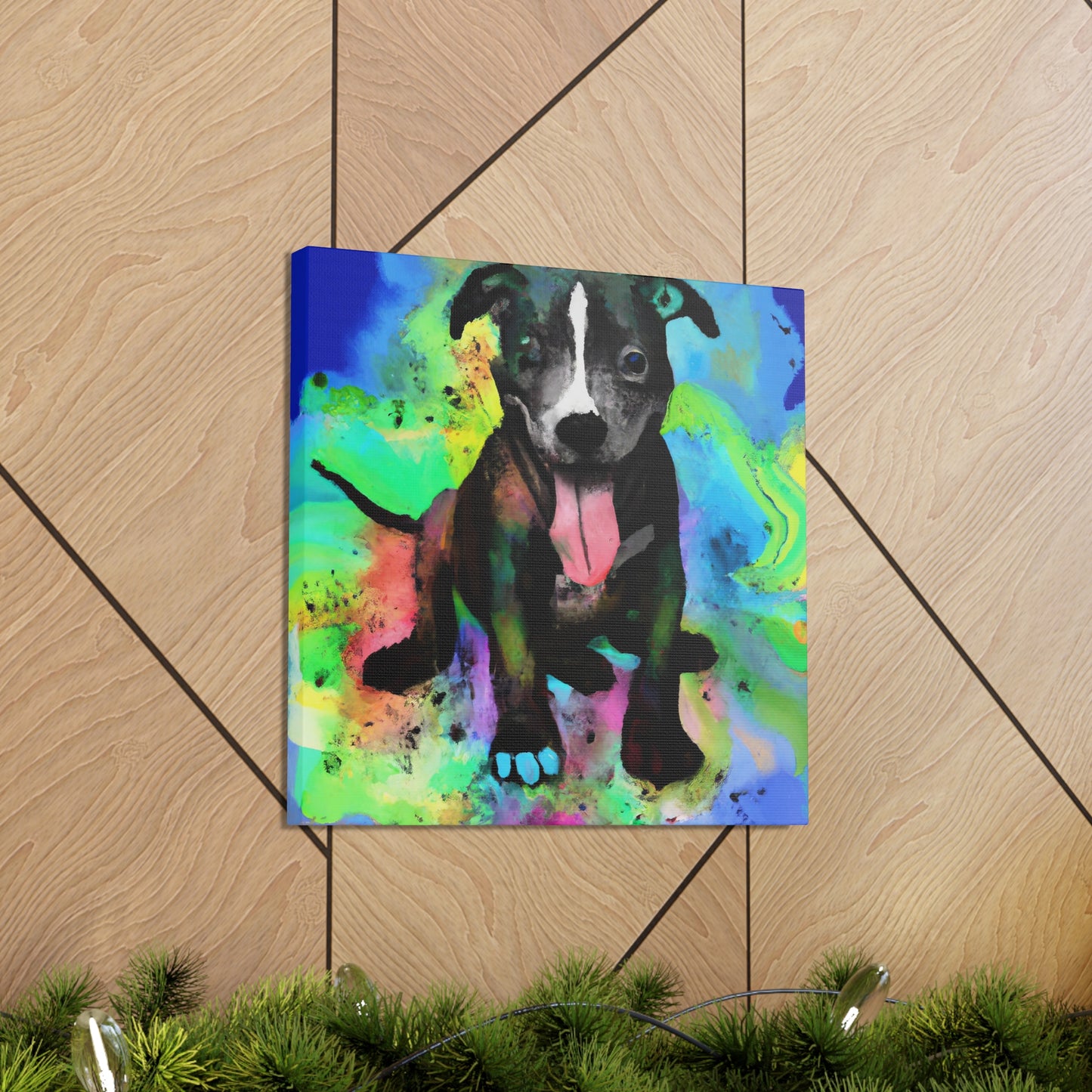 Isamon Emperius - Pitbull Puppy - Canvas