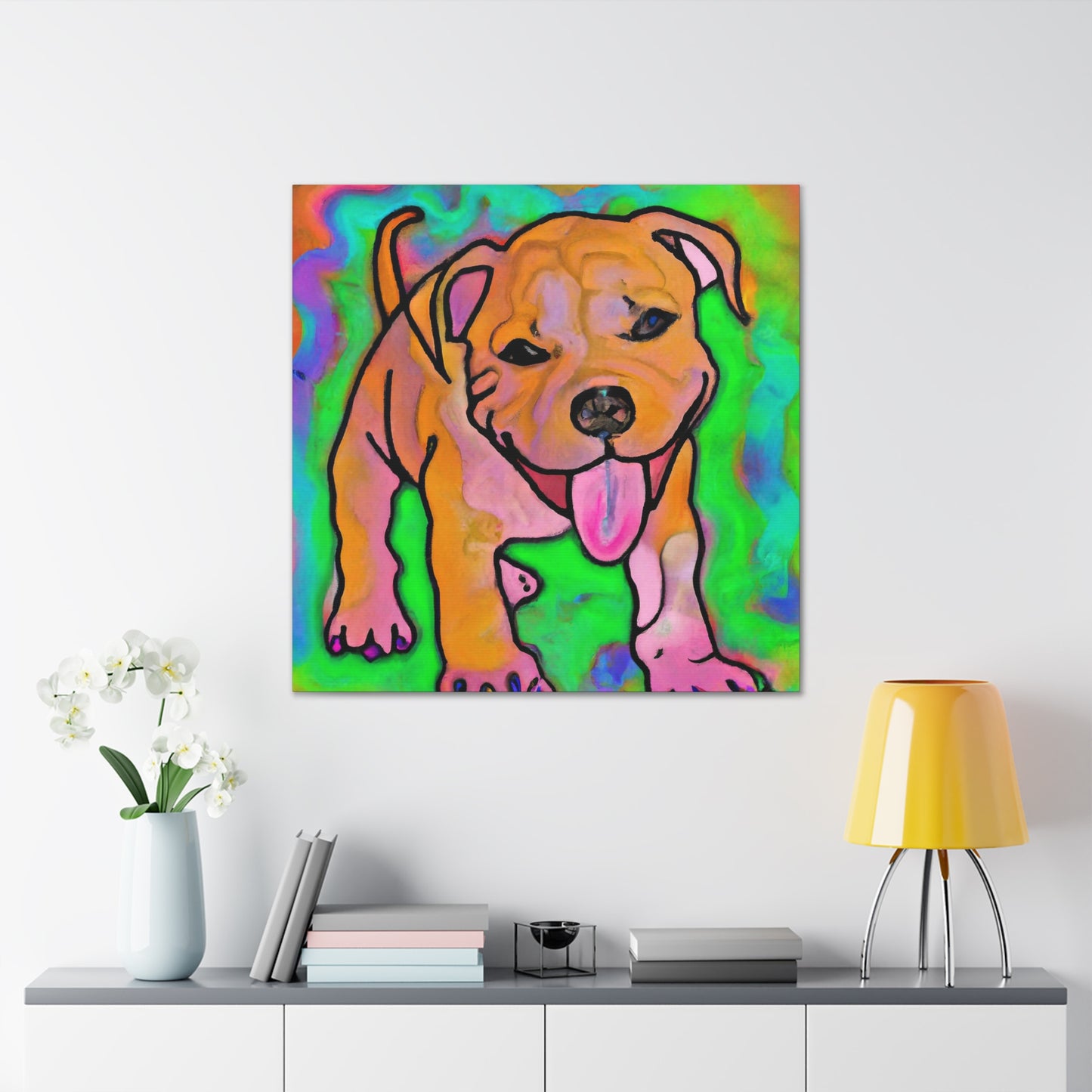 Aristonte Royaltye - Pitbull Puppy - Canvas