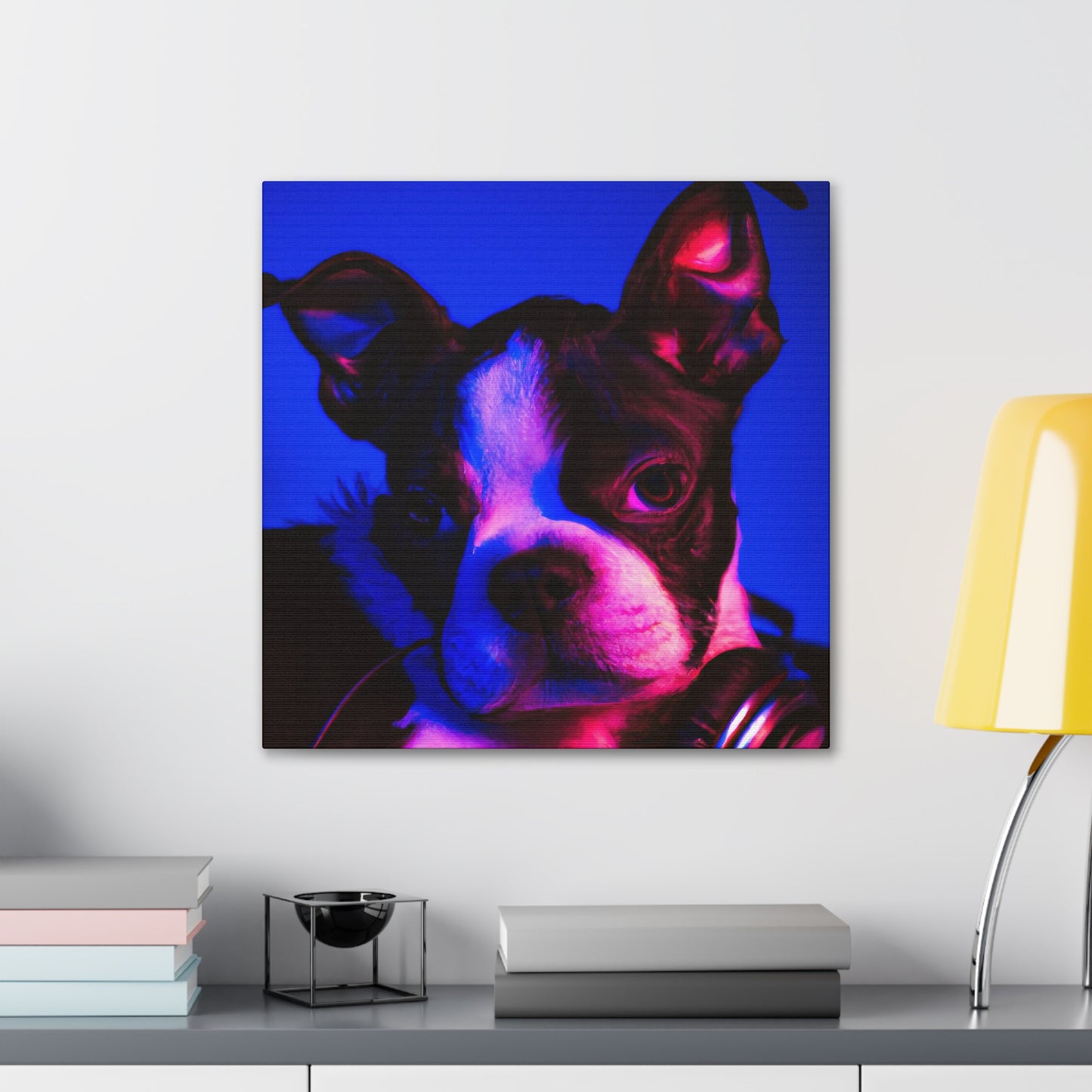 Princess Arabella of Boston - Boston Terrier - Canvas