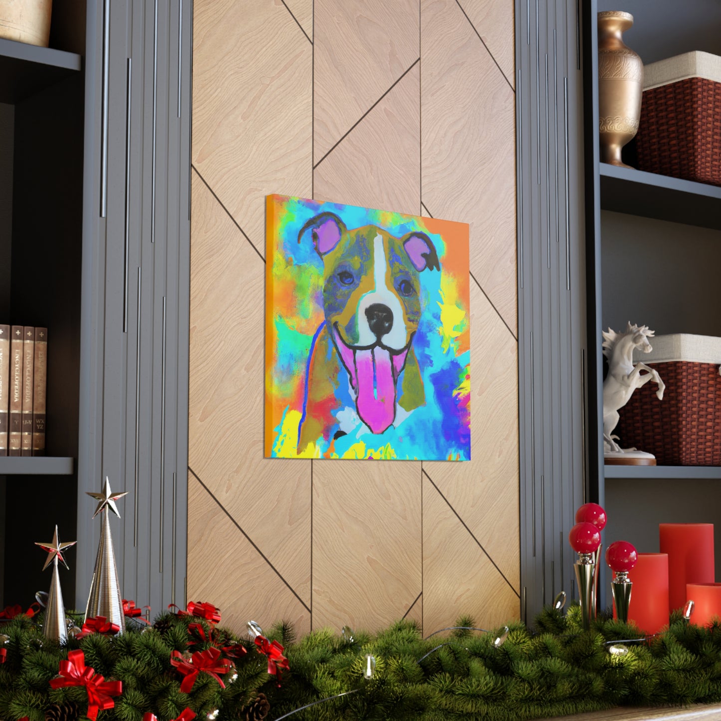 The Royal Painter - Lady Augusta Sommerset - Pitbull Puppy - Canvas