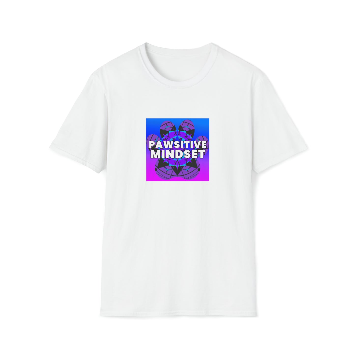 Fashion Finesse by Ferris. - "Pawsitive Mindset" Unisex Tee