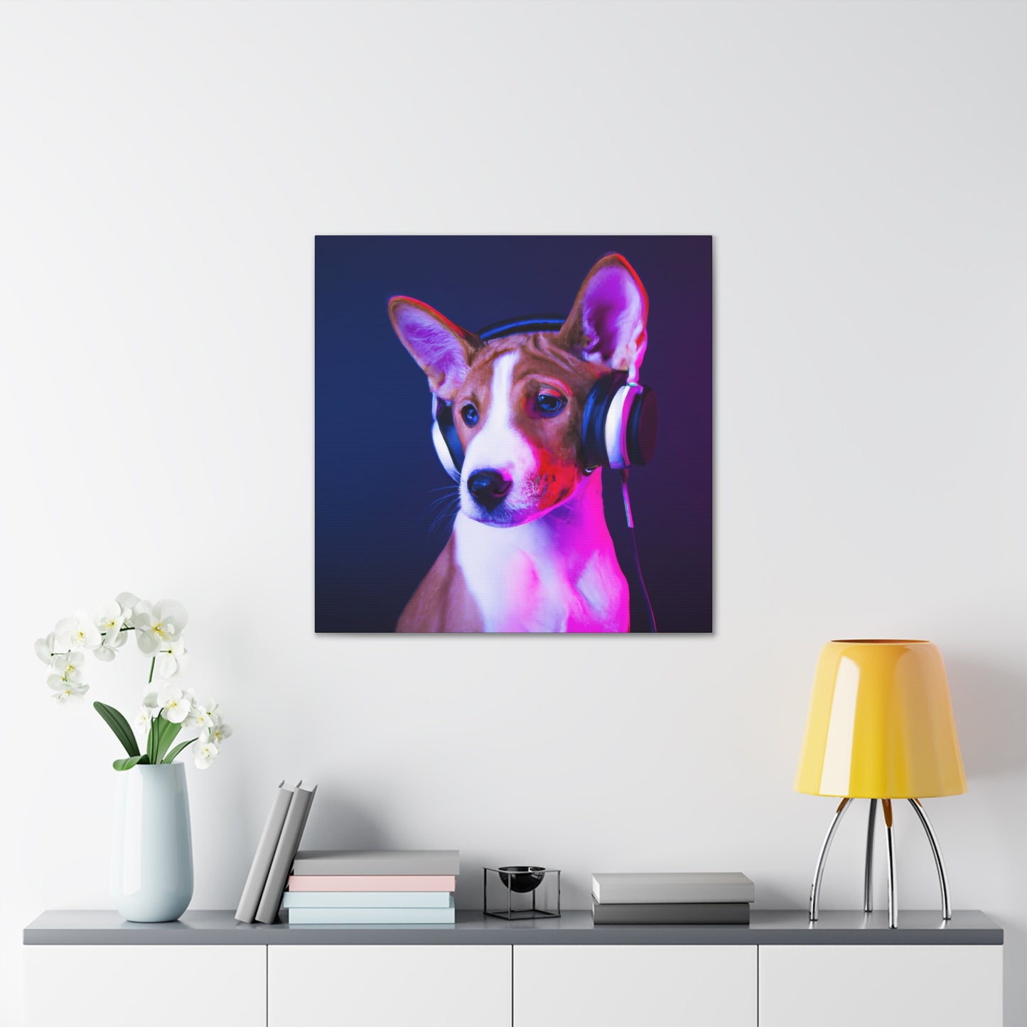 Dalia Ching-Nur - Basenji - Canvas