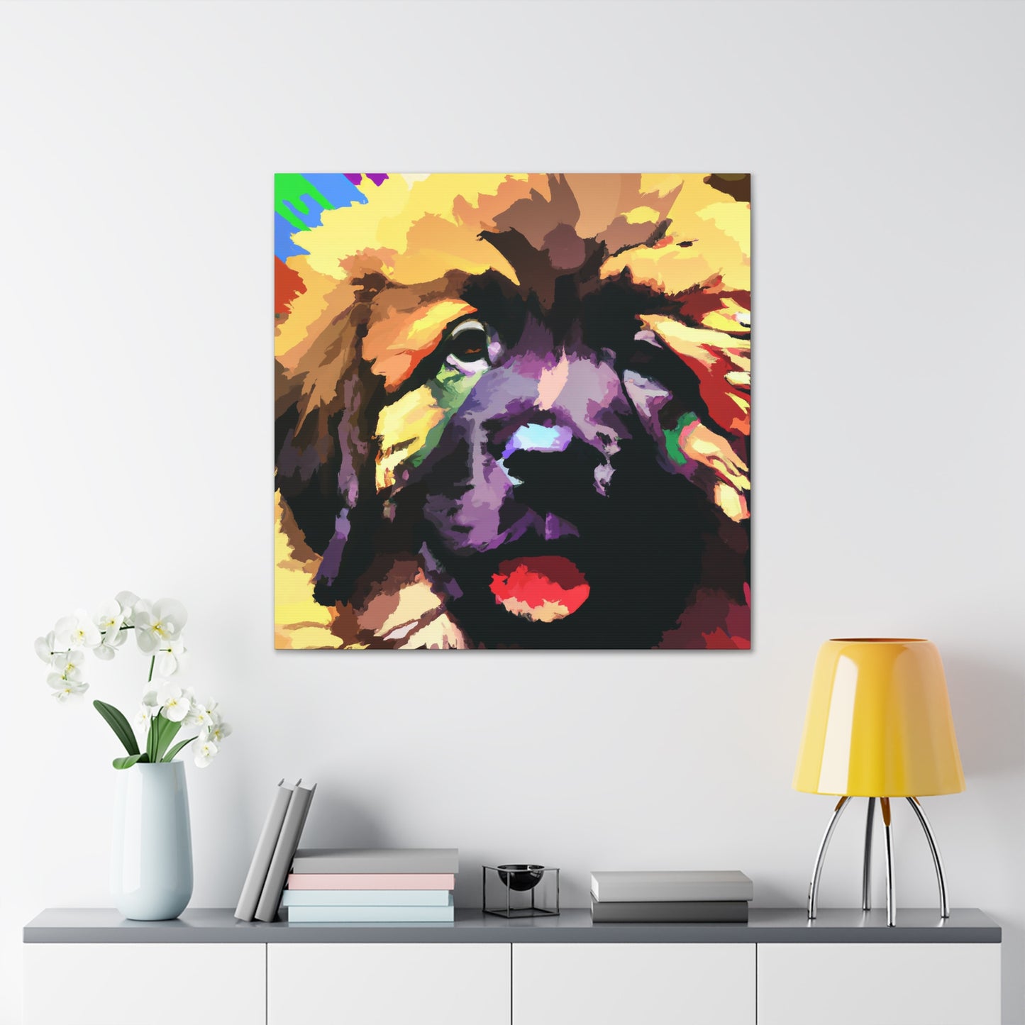 Ernstina von Theobald - Leonberger - Canvas