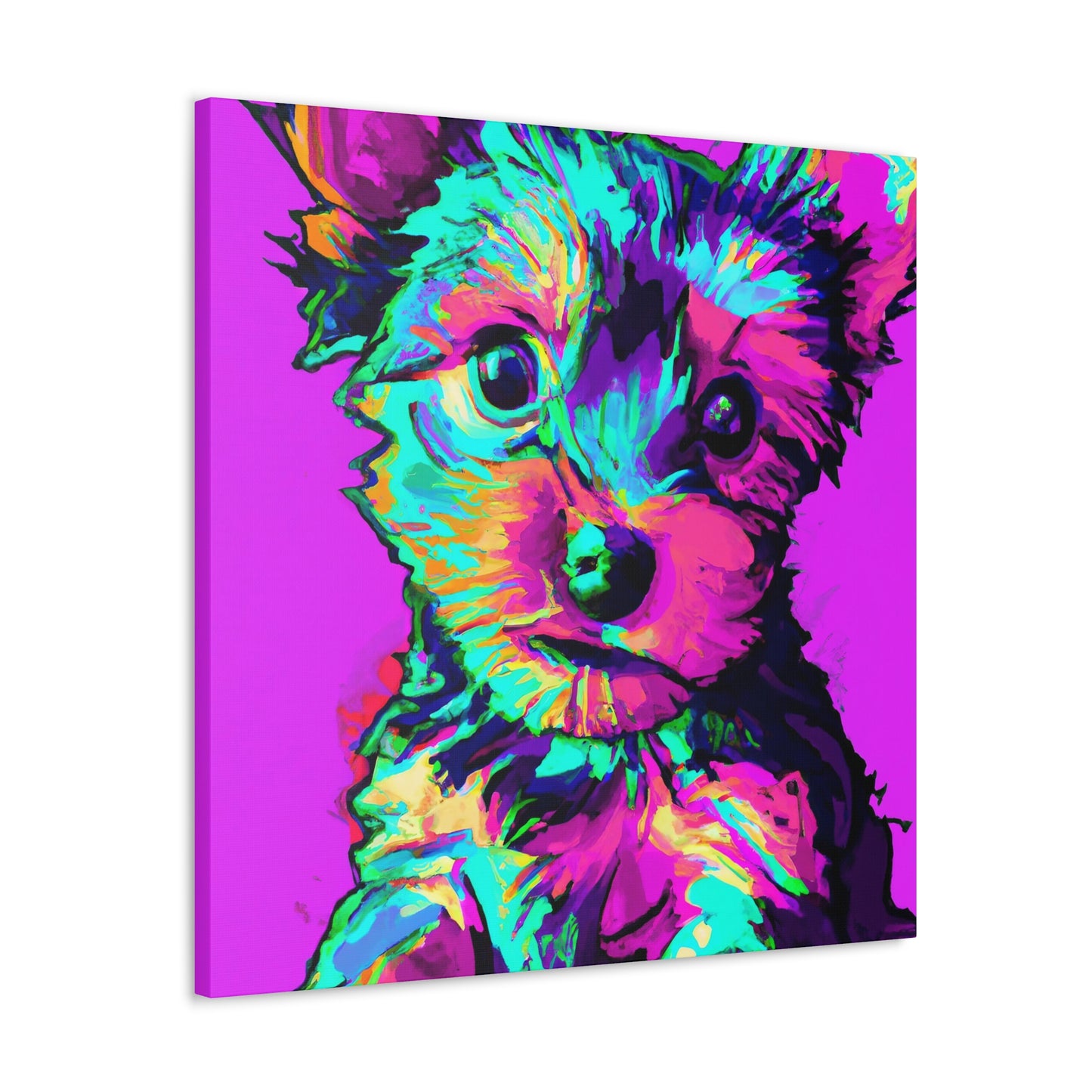 Eutivicious Vinteros - Yorkie Puppy - Canvas