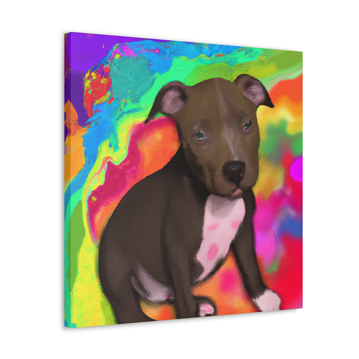 Augustus Royalty - Pitbull Puppy - Canvas