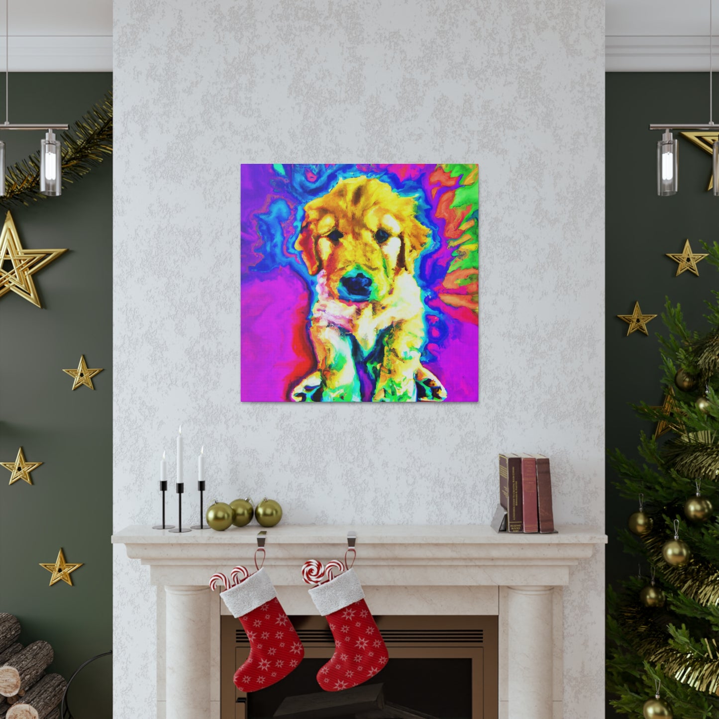 Marelyne, Duchess of Brabant - Golden Retriever Puppy - Canvas