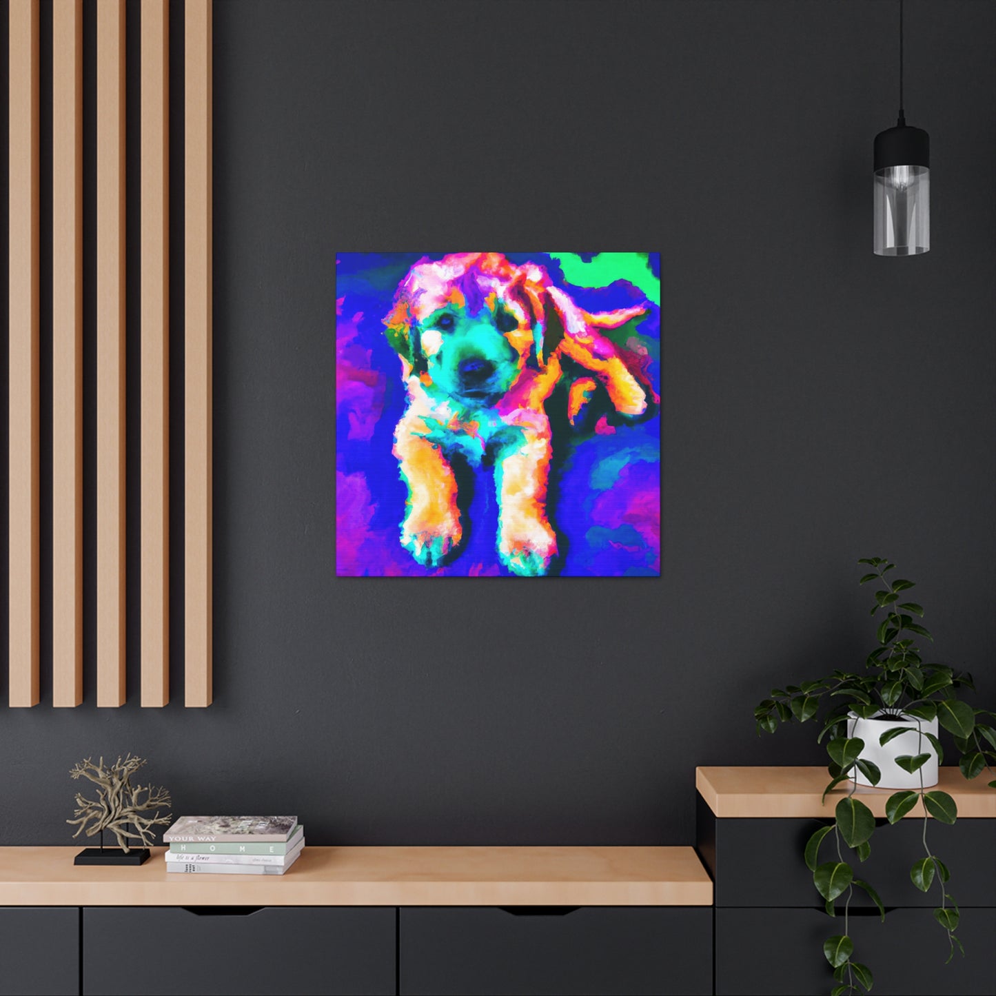 Cortland de' Medici - Golden Retriever Puppy - Canvas