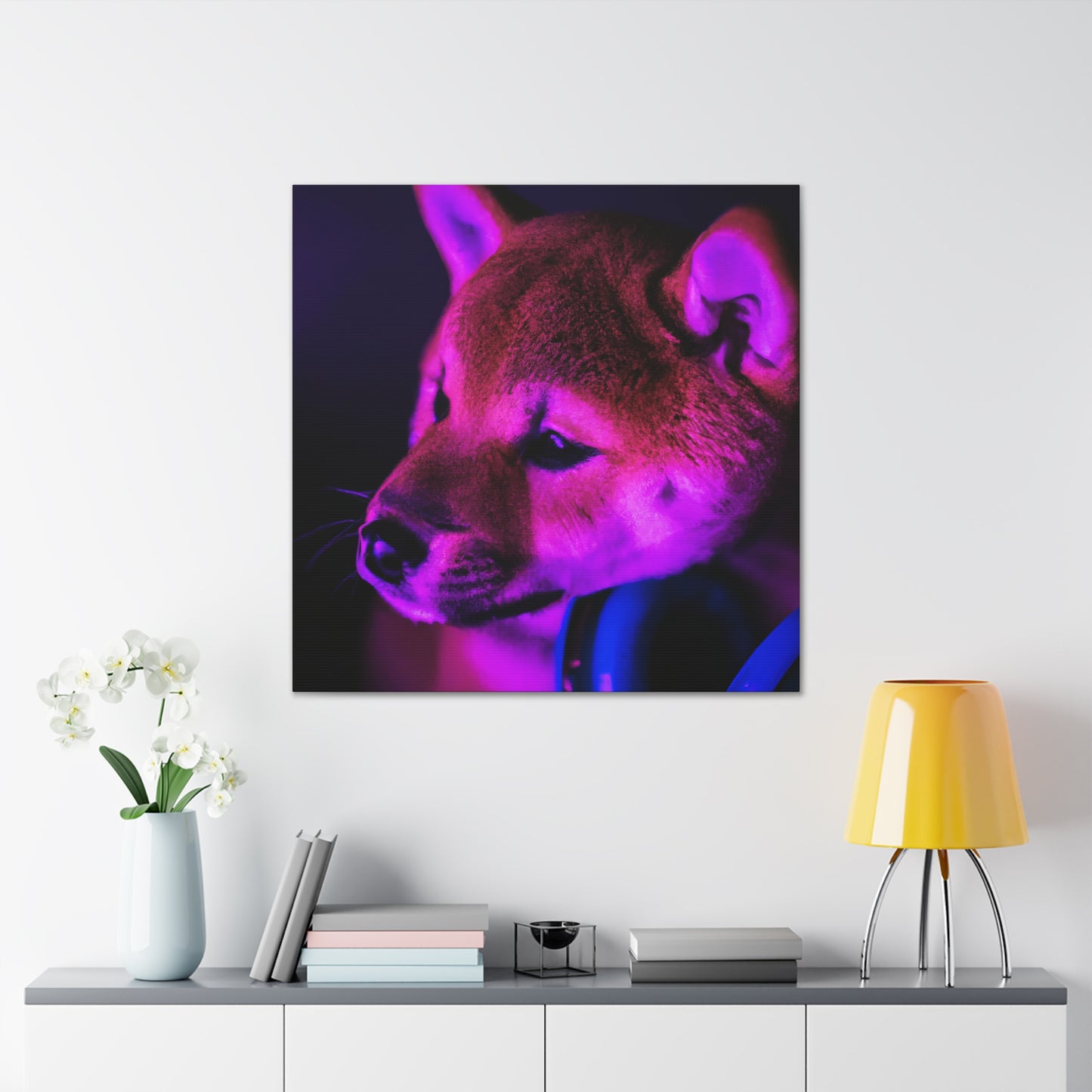 Lingzi Xie - Shiba Inu - Canvas