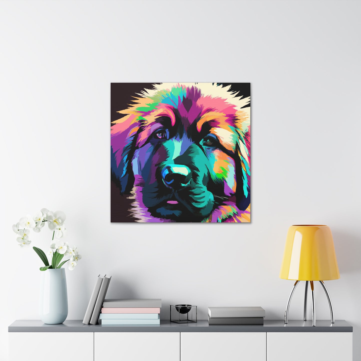 Baroness Estelle von Neumann - Leonberger - Canvas