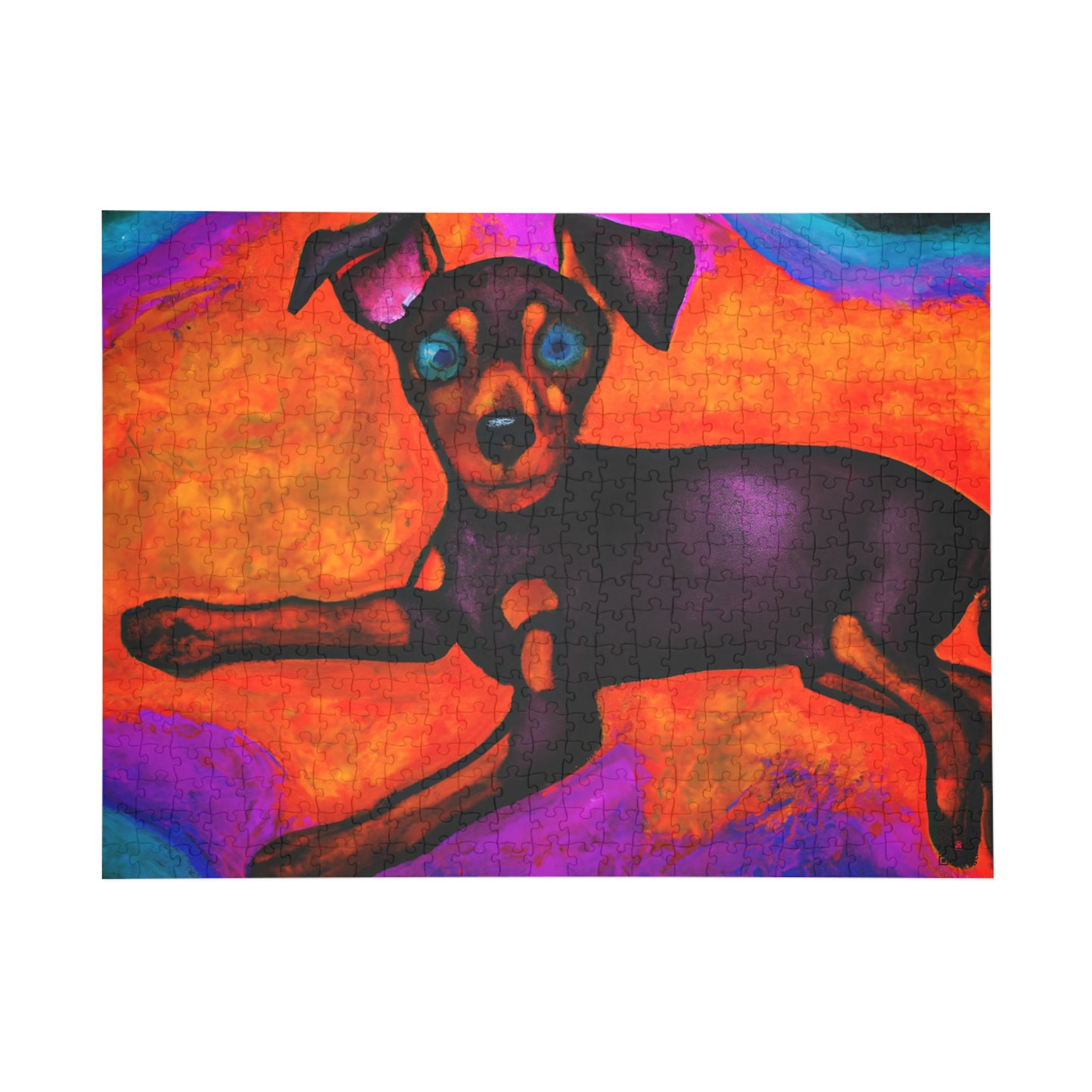 Yves Dupré - Miniature Pinscher Puppy - Puzzle