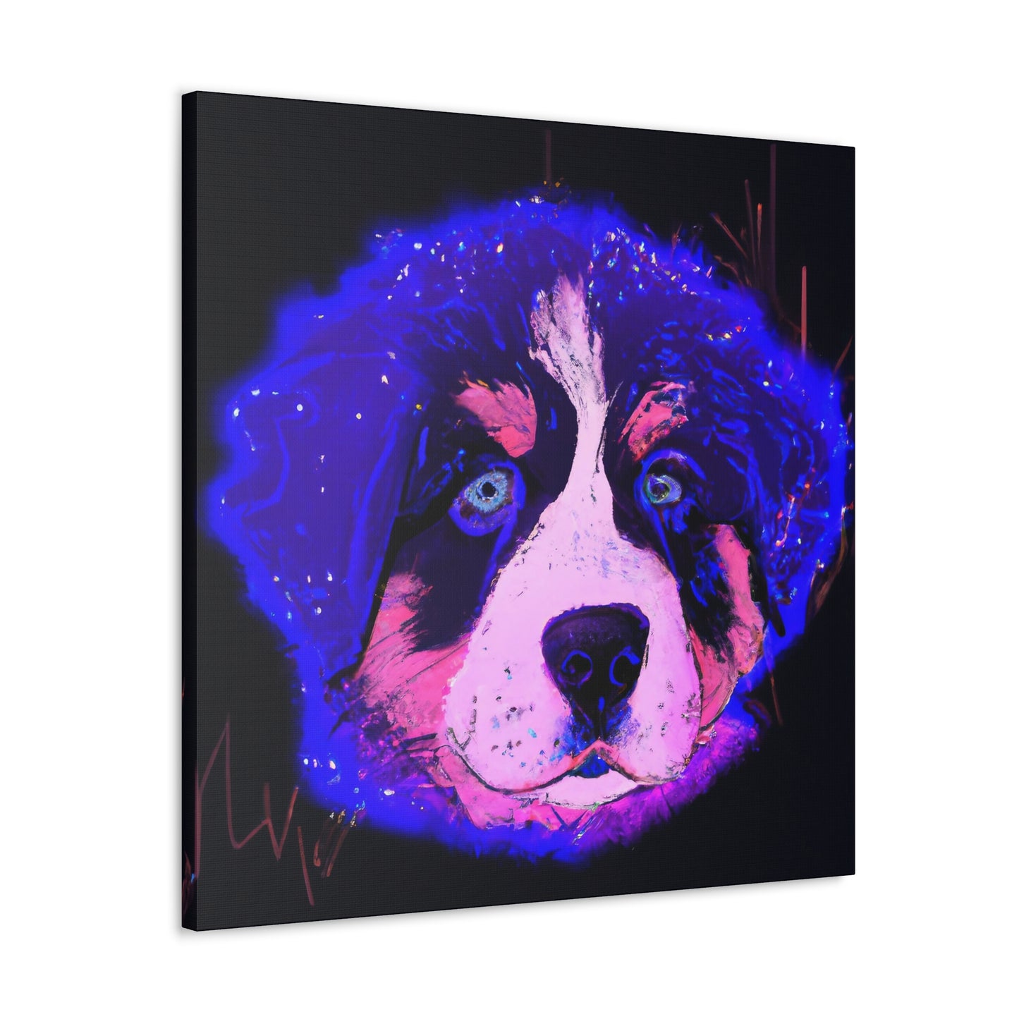 Princess Isabella De Montaltier of Zurich - Bernese Mountain Dog - Canvas