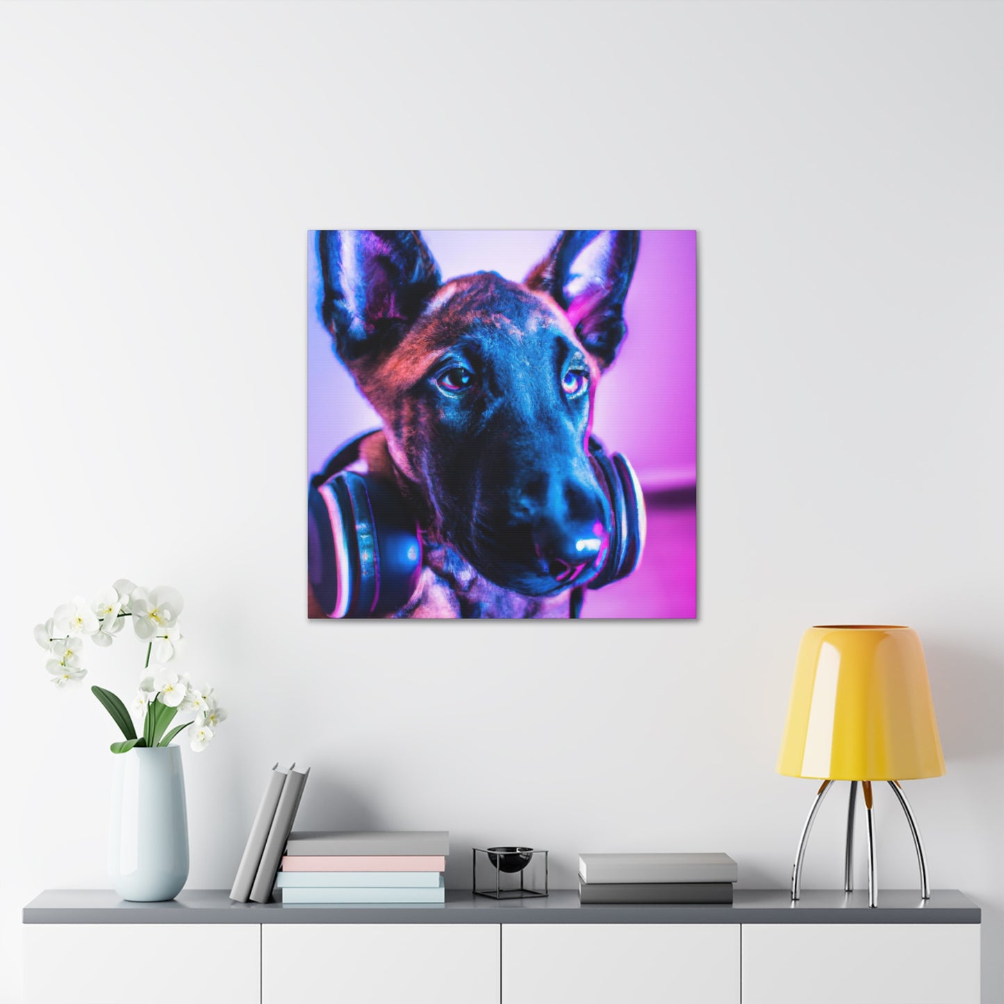 Konstantyne deBrynn, Master of Flemish Realism - Belgian Malinois - Canvas