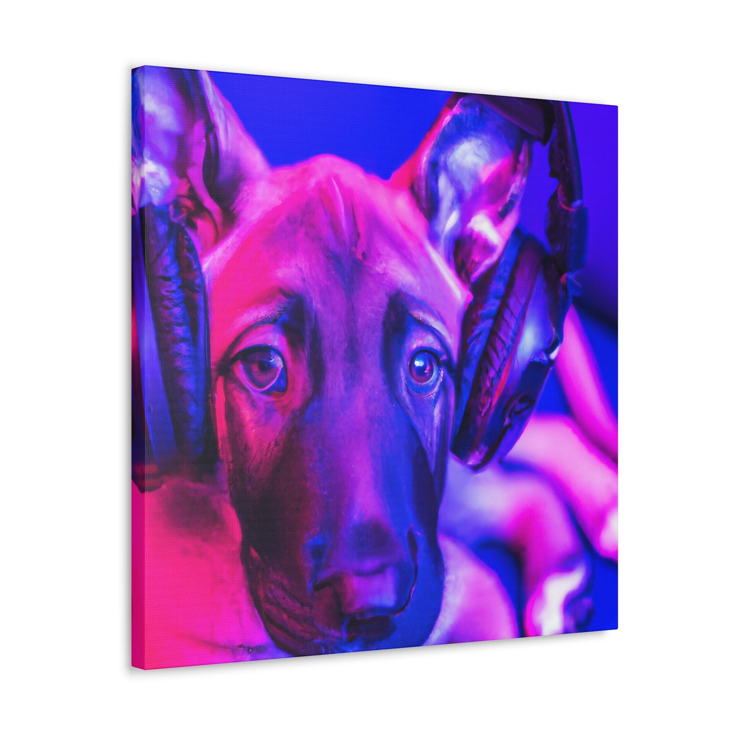 The Countess Adelaide Valerian leDuc - Belgian Malinois - Canvas