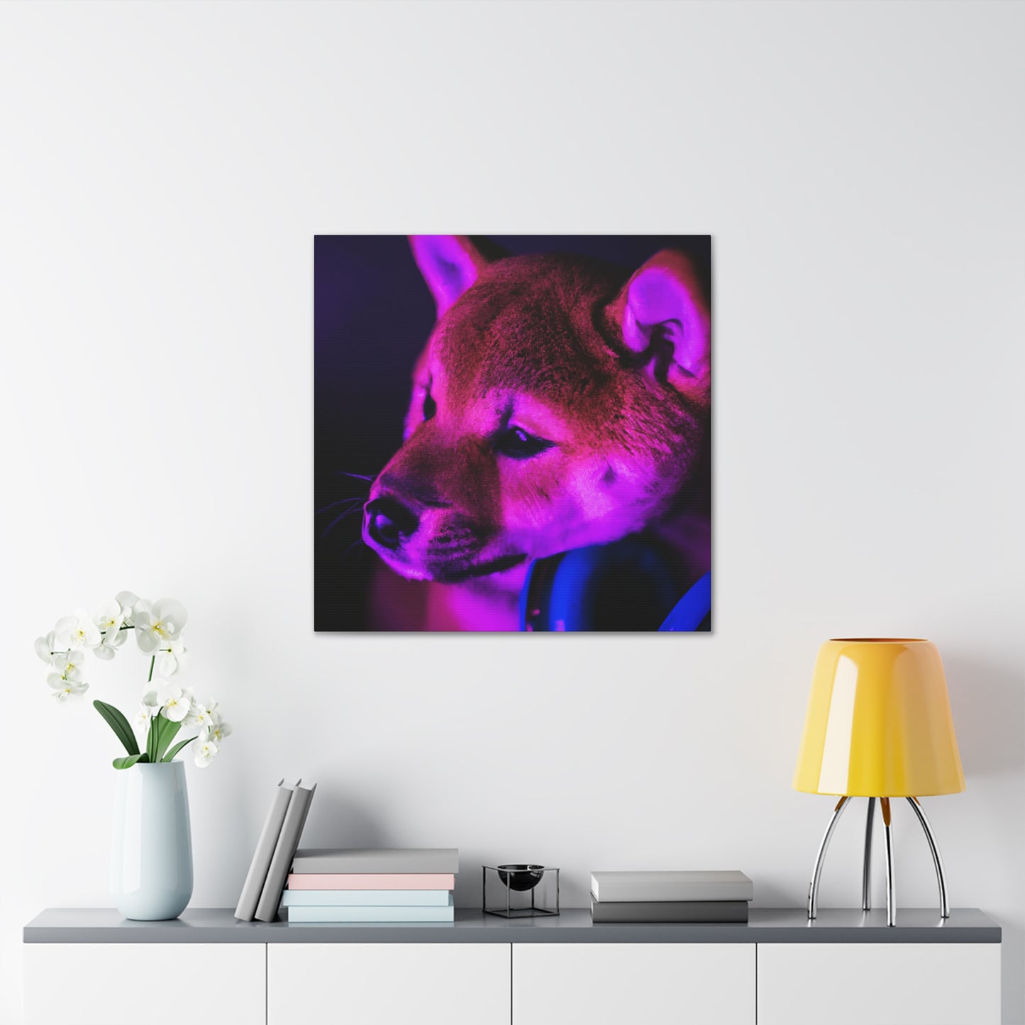 Lingzi Xie - Shiba Inu - Canvas