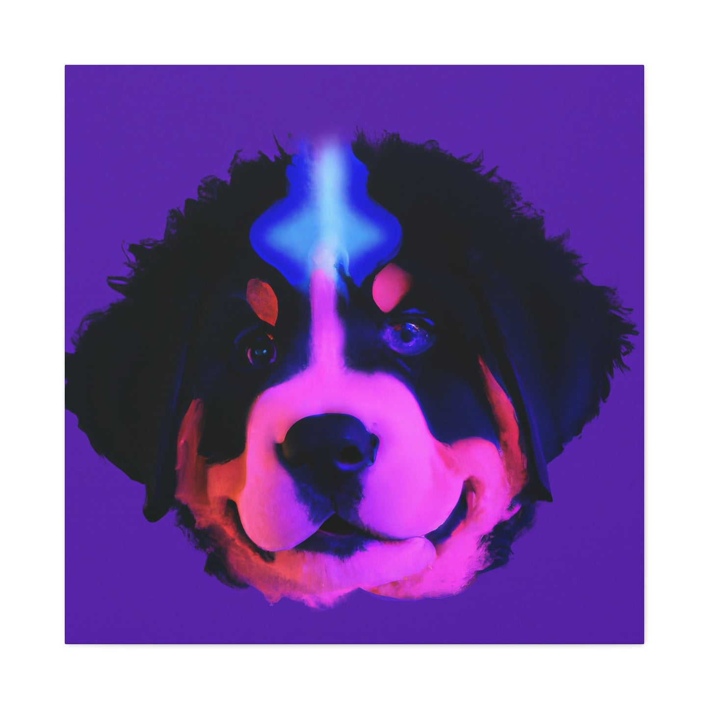 Countess Astrid von Basel - Bernese Mountain Dog - Canvas