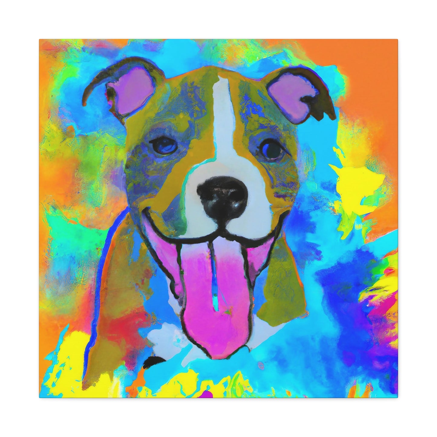 The Royal Painter - Lady Augusta Sommerset - Pitbull Puppy - Canvas