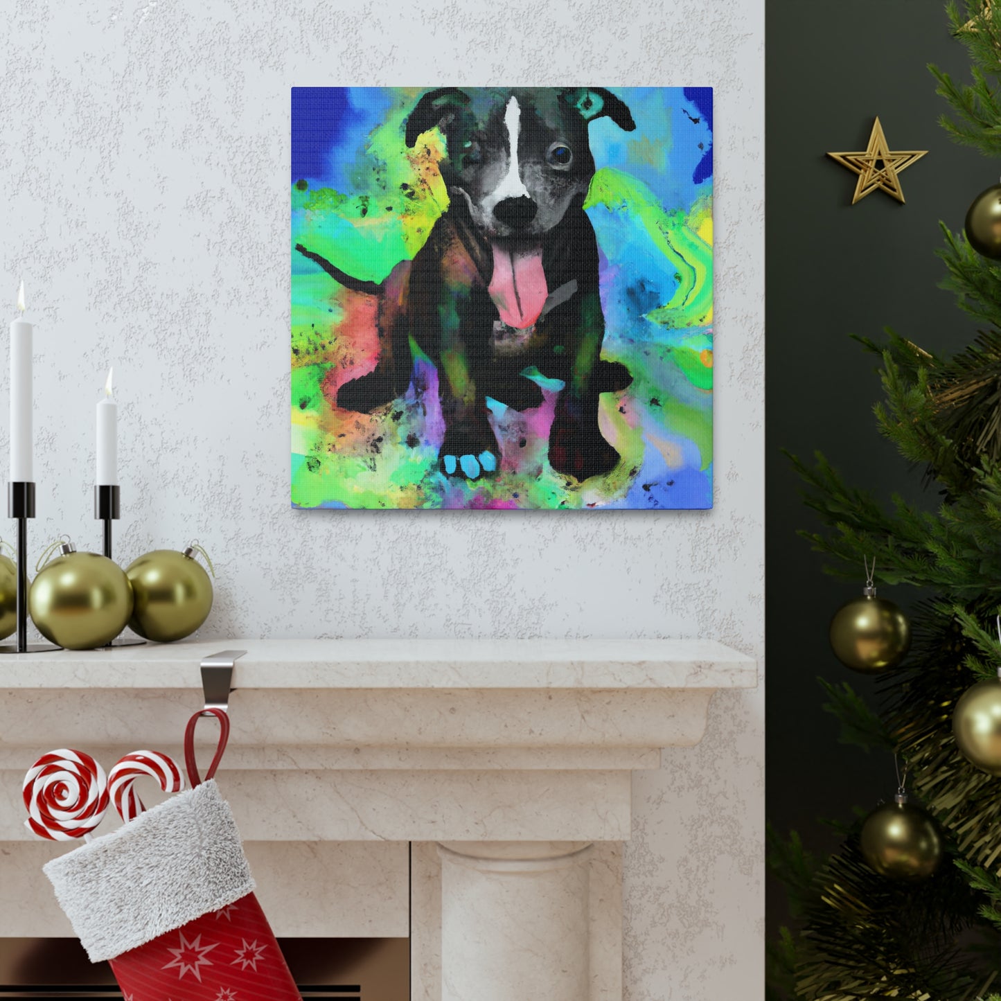 Isamon Emperius - Pitbull Puppy - Canvas