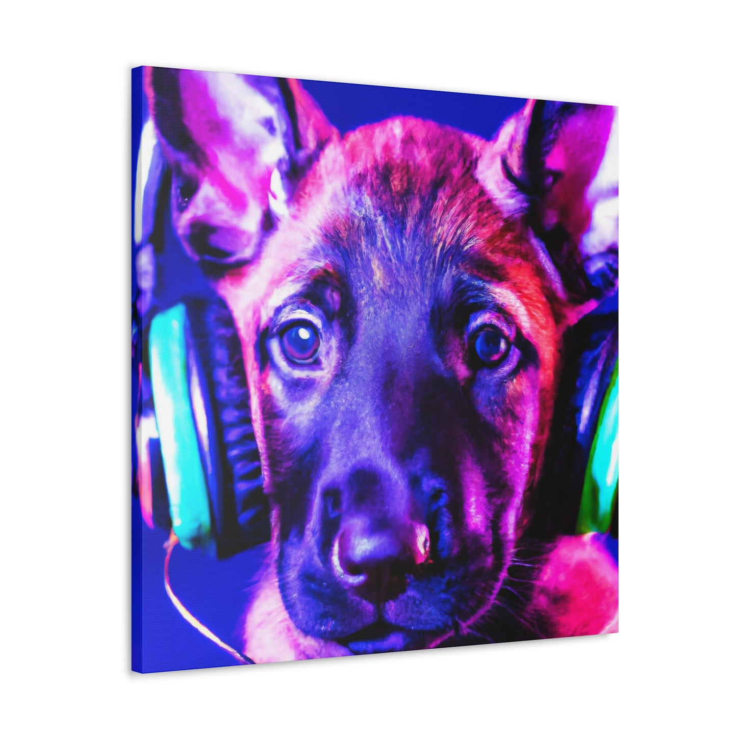 Countess Agathe de La Violette - Belgian Malinois - Canvas