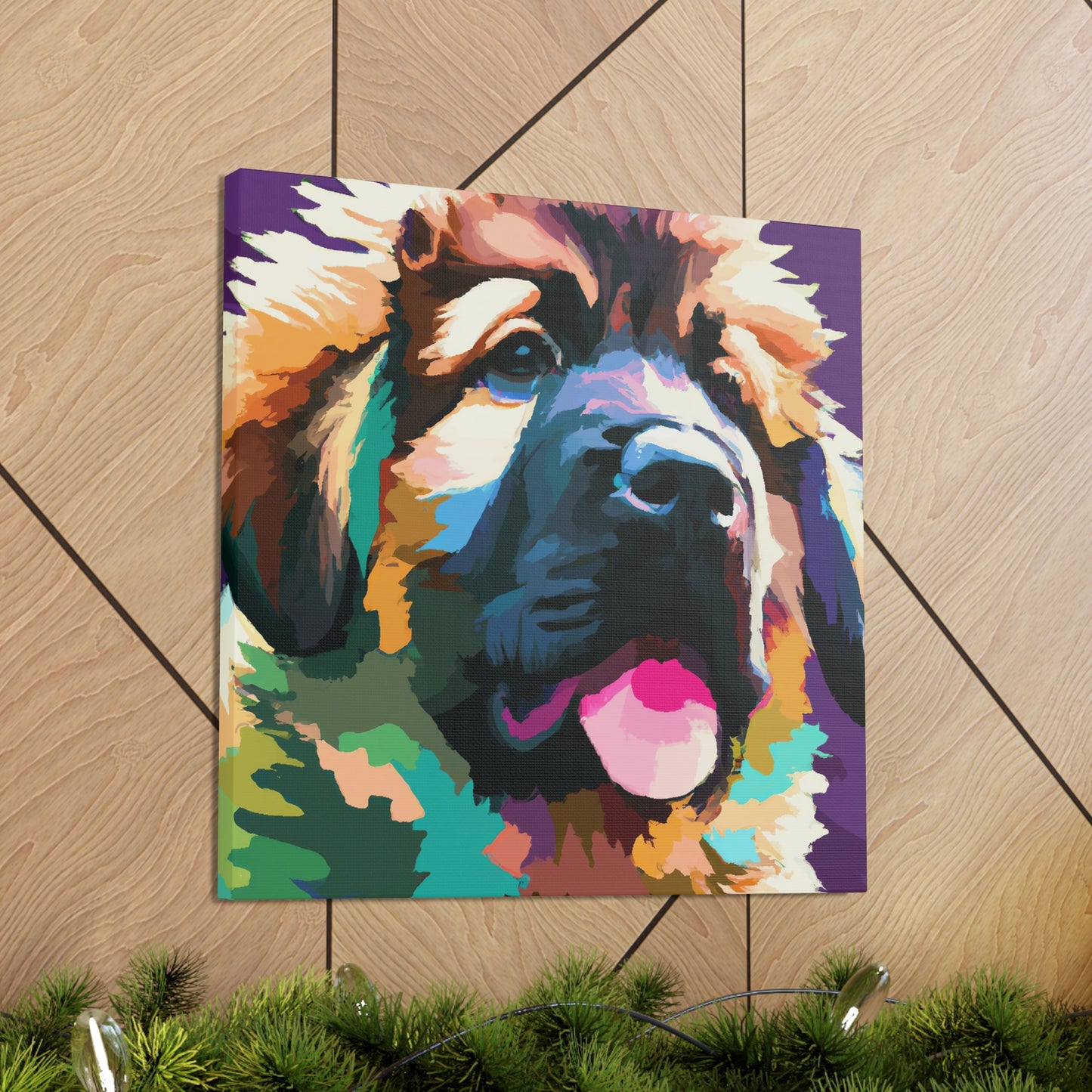 Baroness Aemilia von Preuss - Leonberger - Canvas