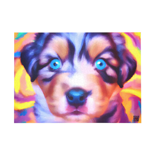 Gaston Bemrose. - Australian Shepherd Puppy - Puzzle