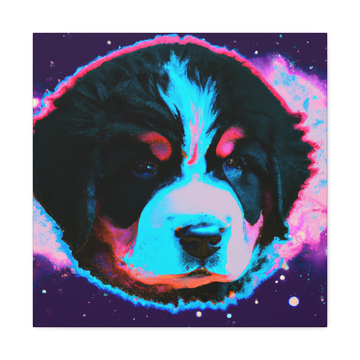 Crowned Princess Sofia of Zurich. - Bernese Mountain Dog - Canvas