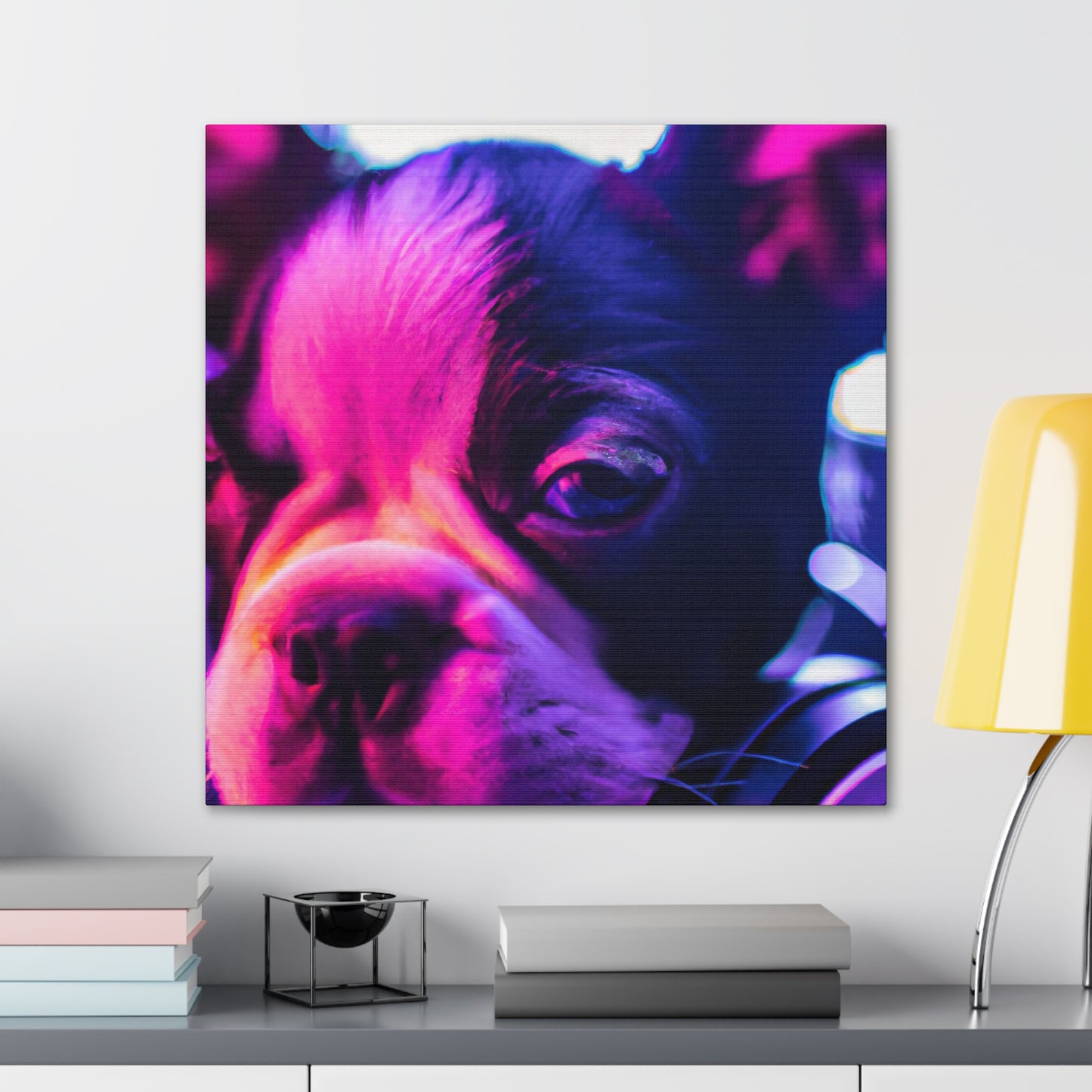 Princess Alexa of Boston - Boston Terrier - Canvas